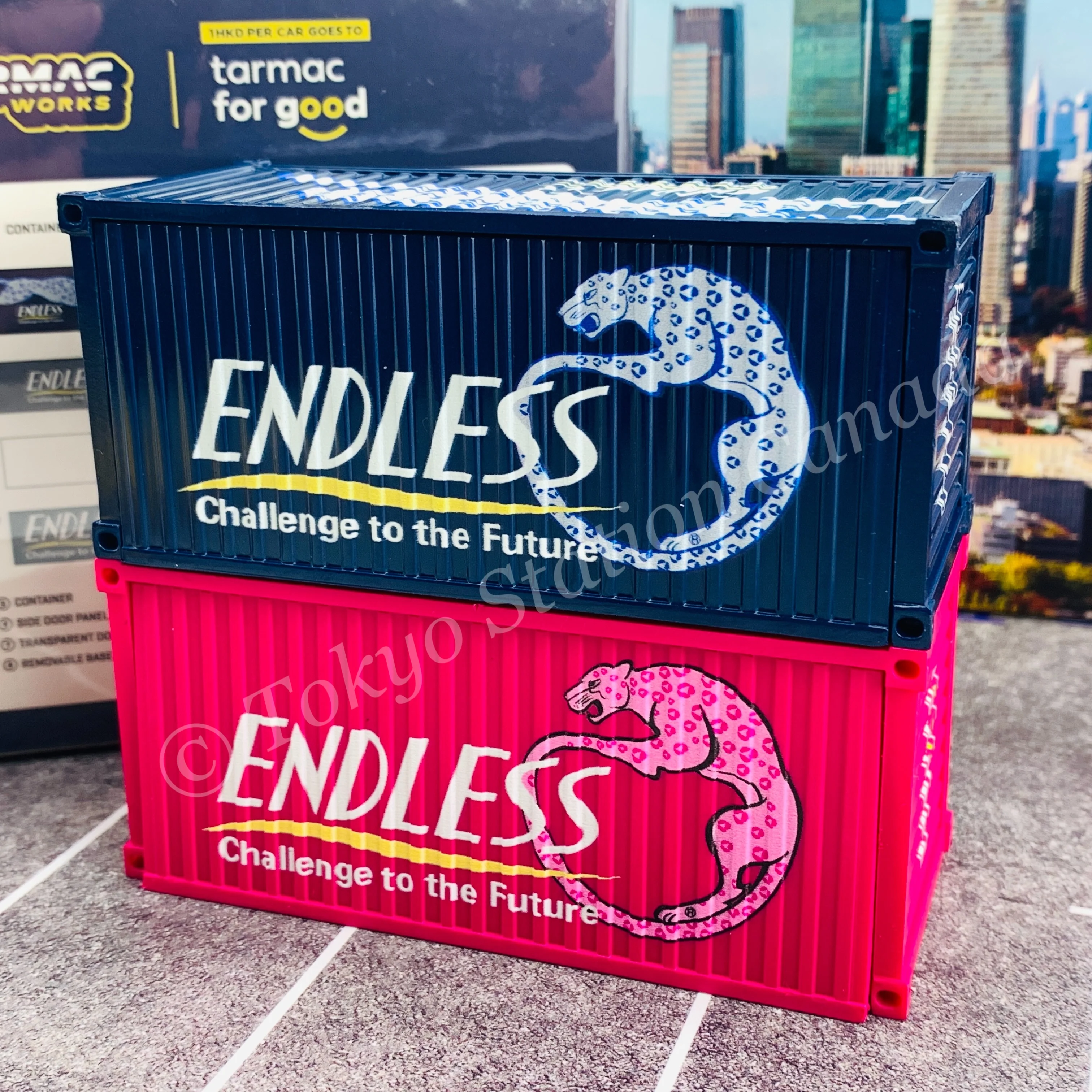 TARMAC WORKS 1/64 PARTS64 Set of 2 Containers ENDLESS *** For both storage and display of 1/64 cars *** T64C-001-ENL - Image 2