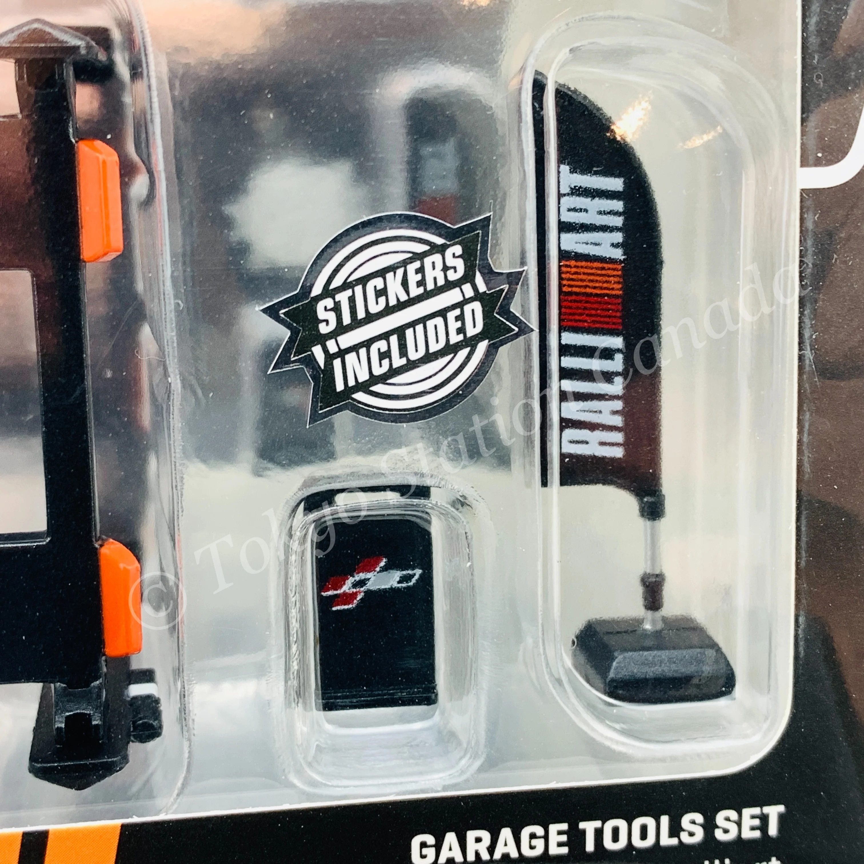 TARMAC WORKS 1/64 PARTS64 Garage tools set  Ralliart *** Stickers included *** T64A-001-RLA - Image 4