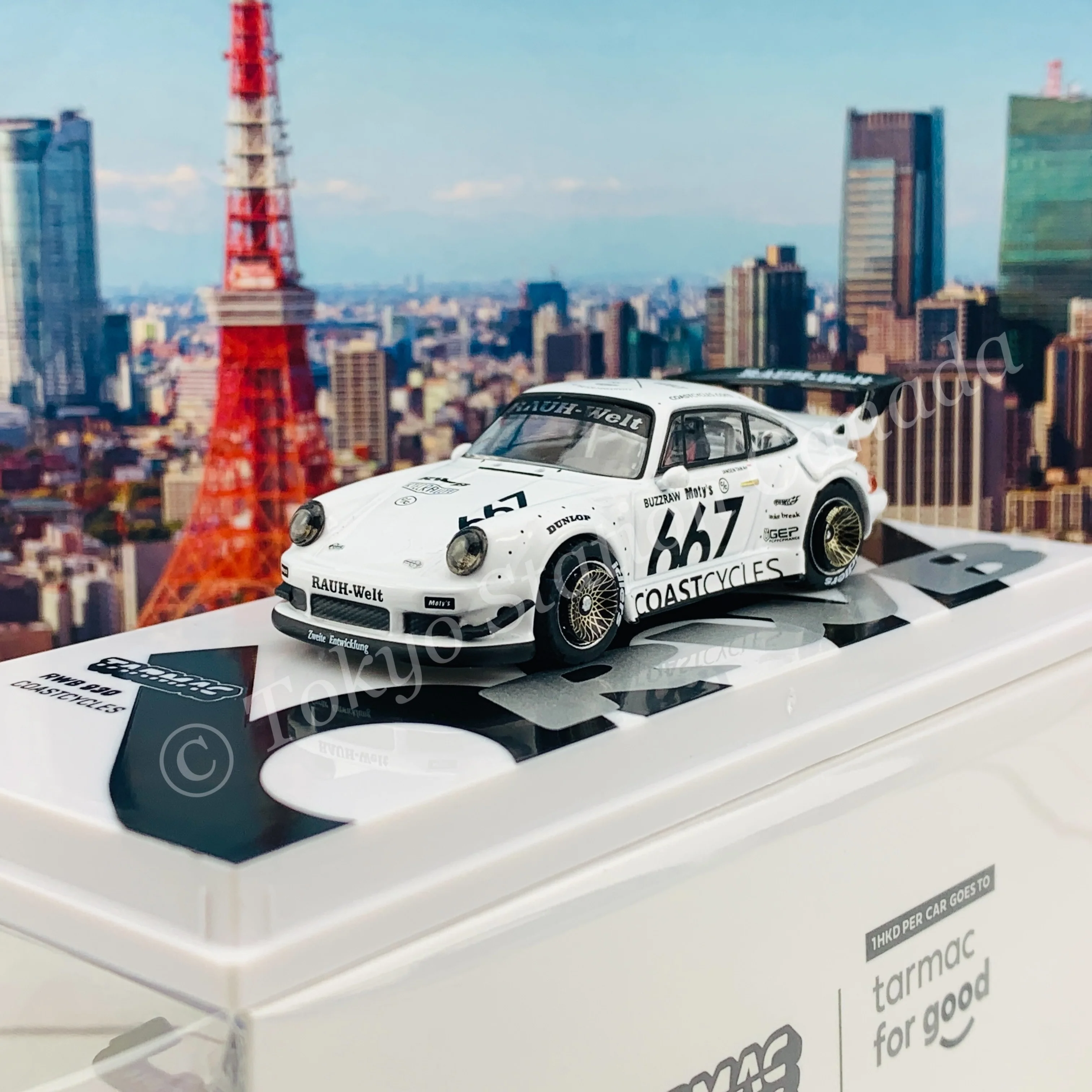 Tarmac Works 1/64 RWB 930 Coastcycles T64-015-CC - Image 2