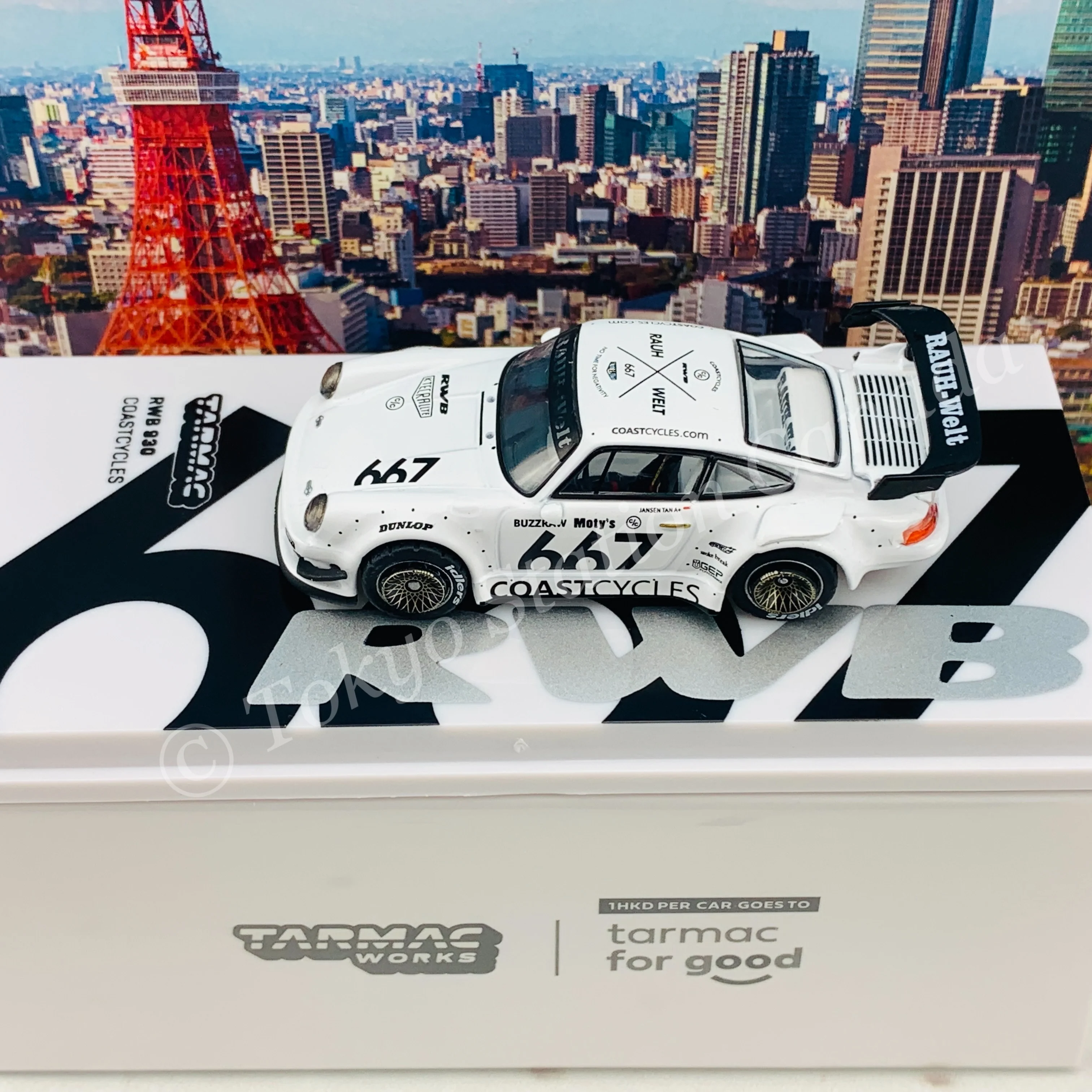 Tarmac Works 1/64 RWB 930 Coastcycles T64-015-CC - Image 4