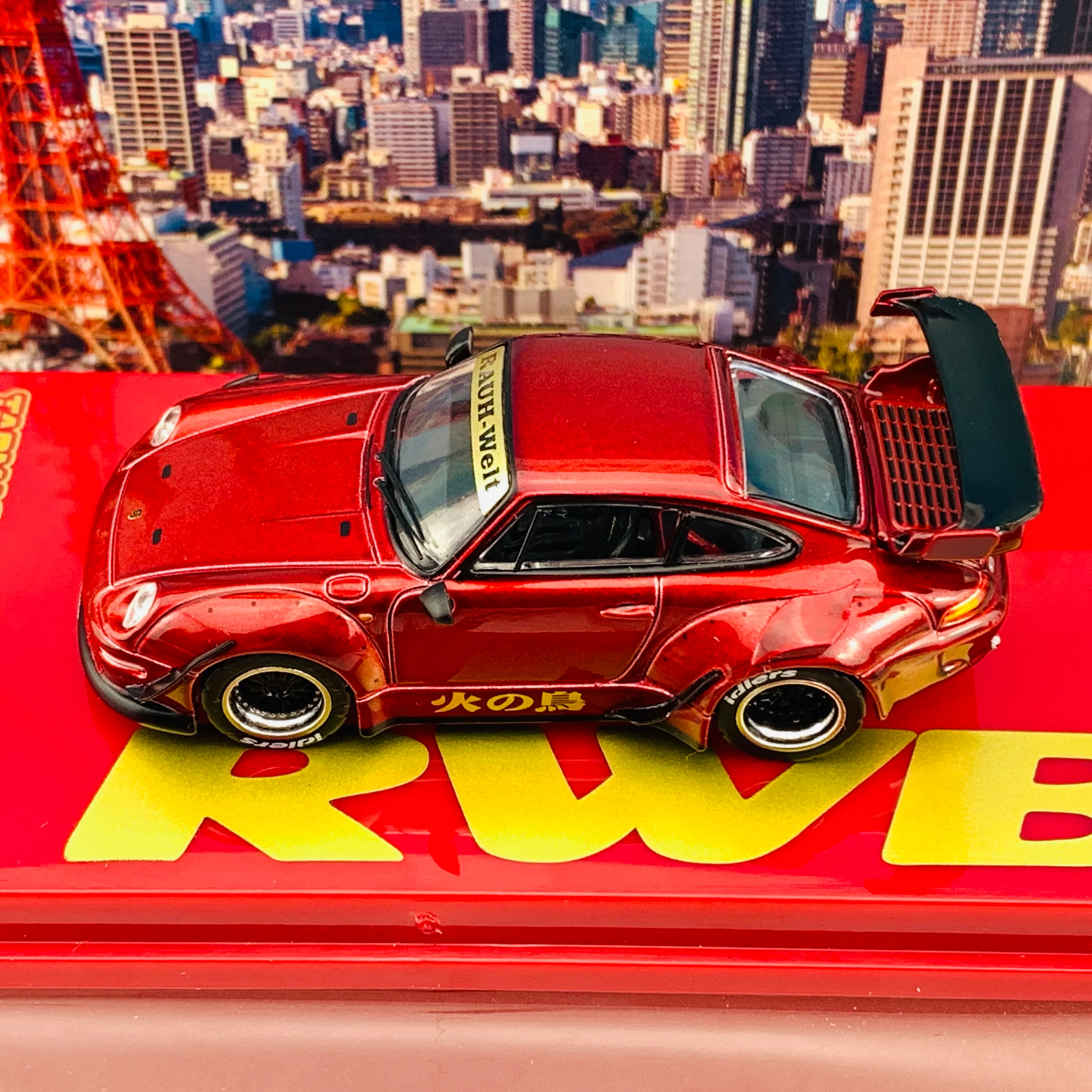 Tarmac Works 1/64 RWB 993 火の鳥 Firebird Singapore Special Edition T64-017-BF - Image 4
