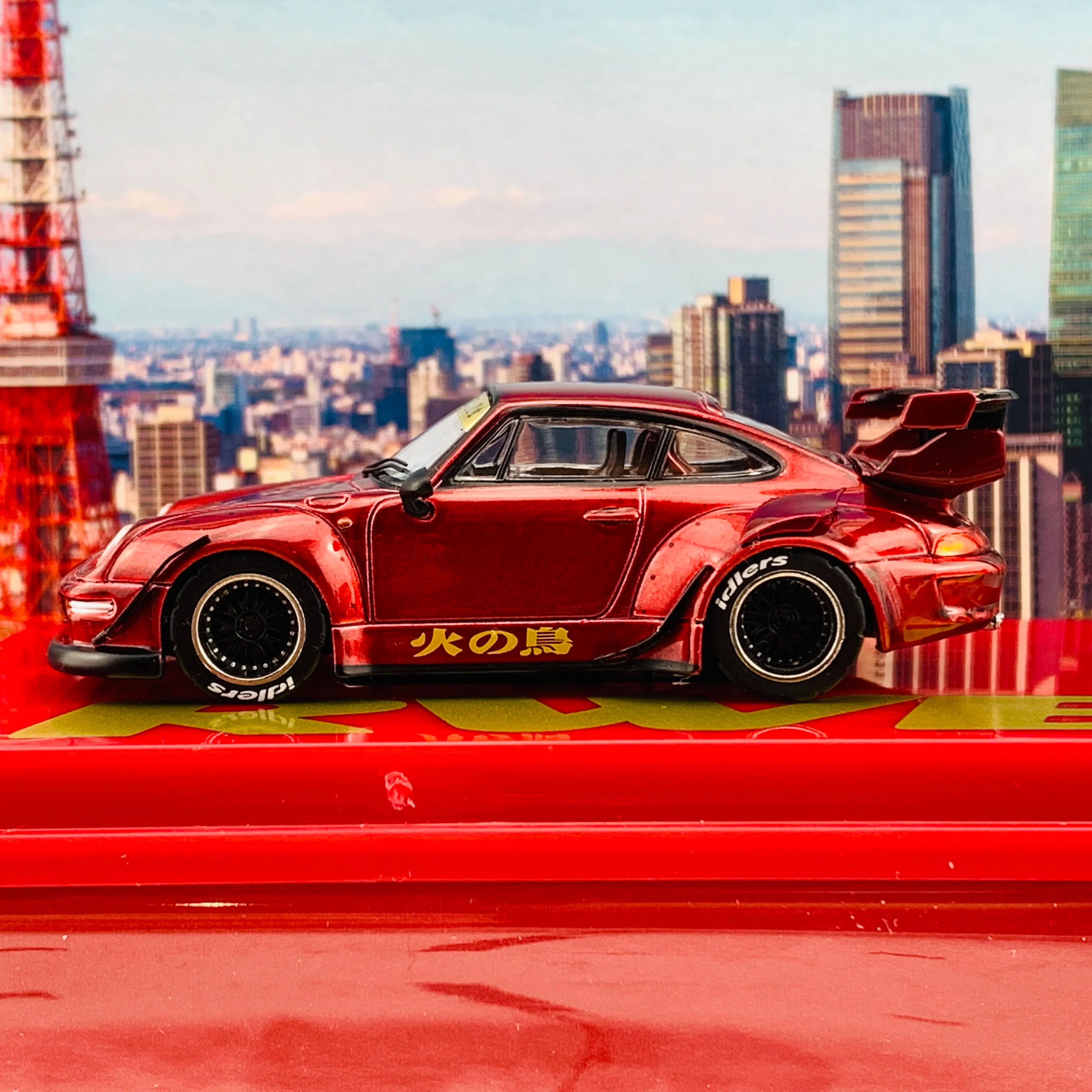 Tarmac Works 1/64 RWB 993 火の鳥 Firebird Singapore Special Edition T64-017-BF - Image 5