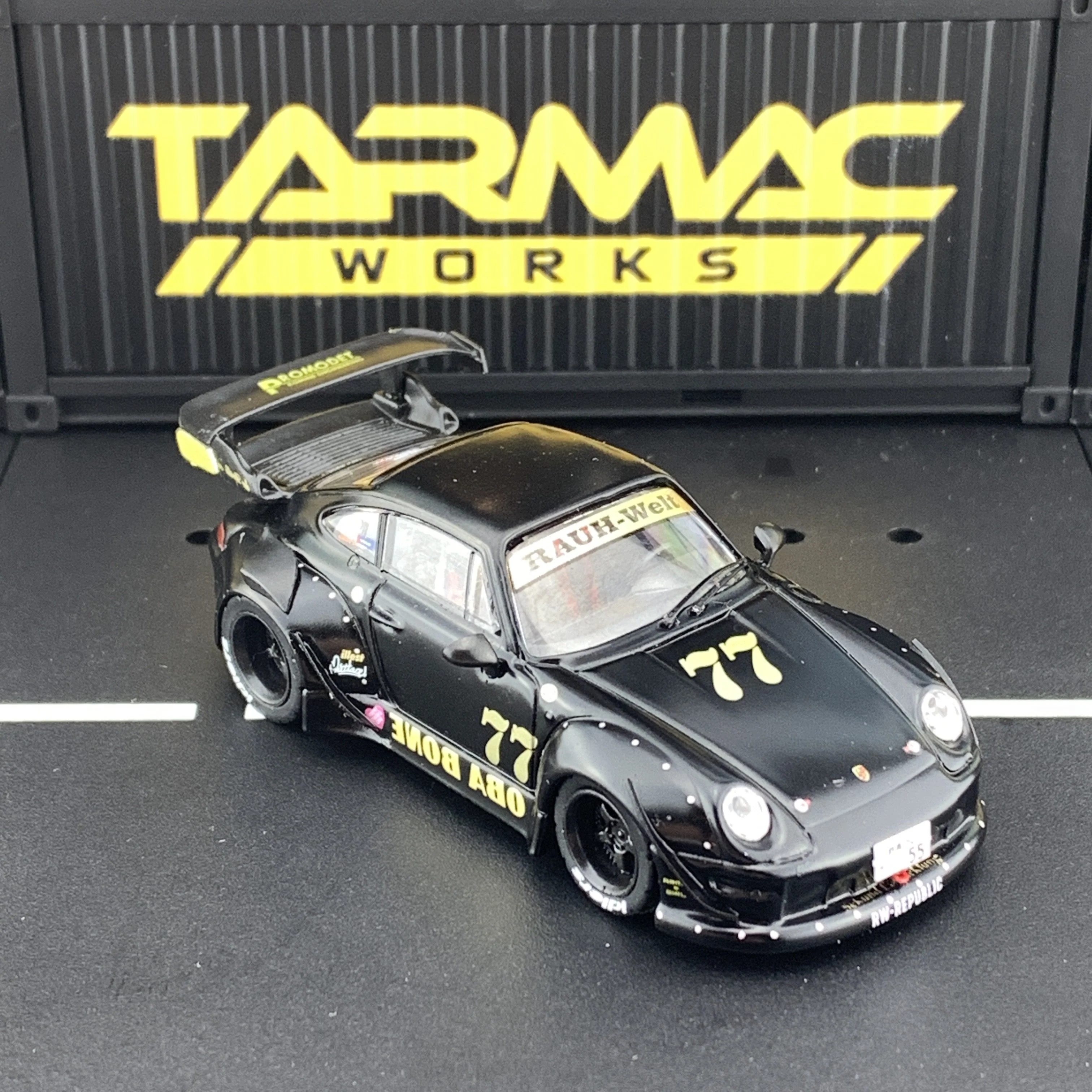 Tarmac Works 1/64 RWB 993 OBA BONE T64-017-OB - Image 6