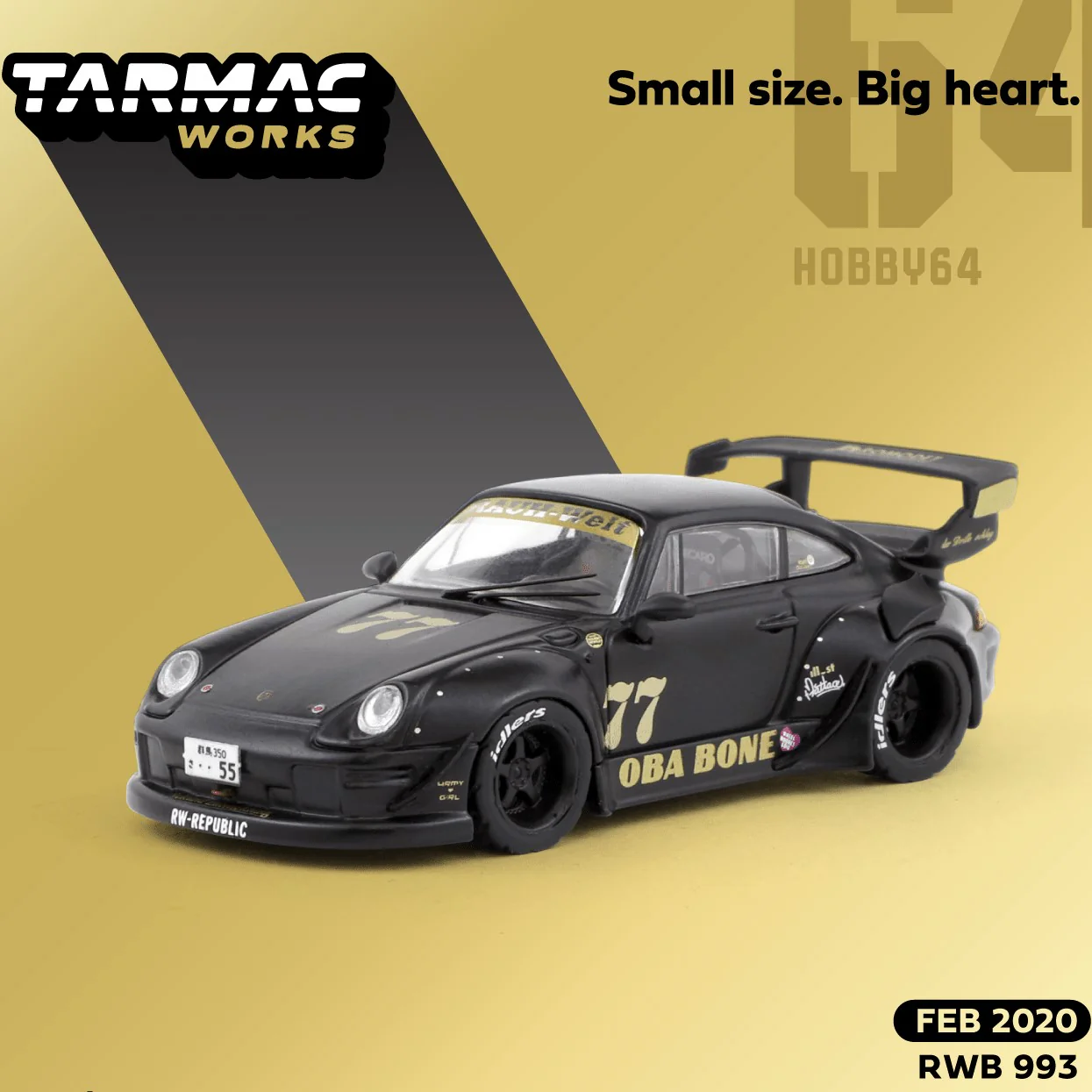 Tarmac Works 1/64 RWB 993 OBA BONE T64-017-OB - Image 8