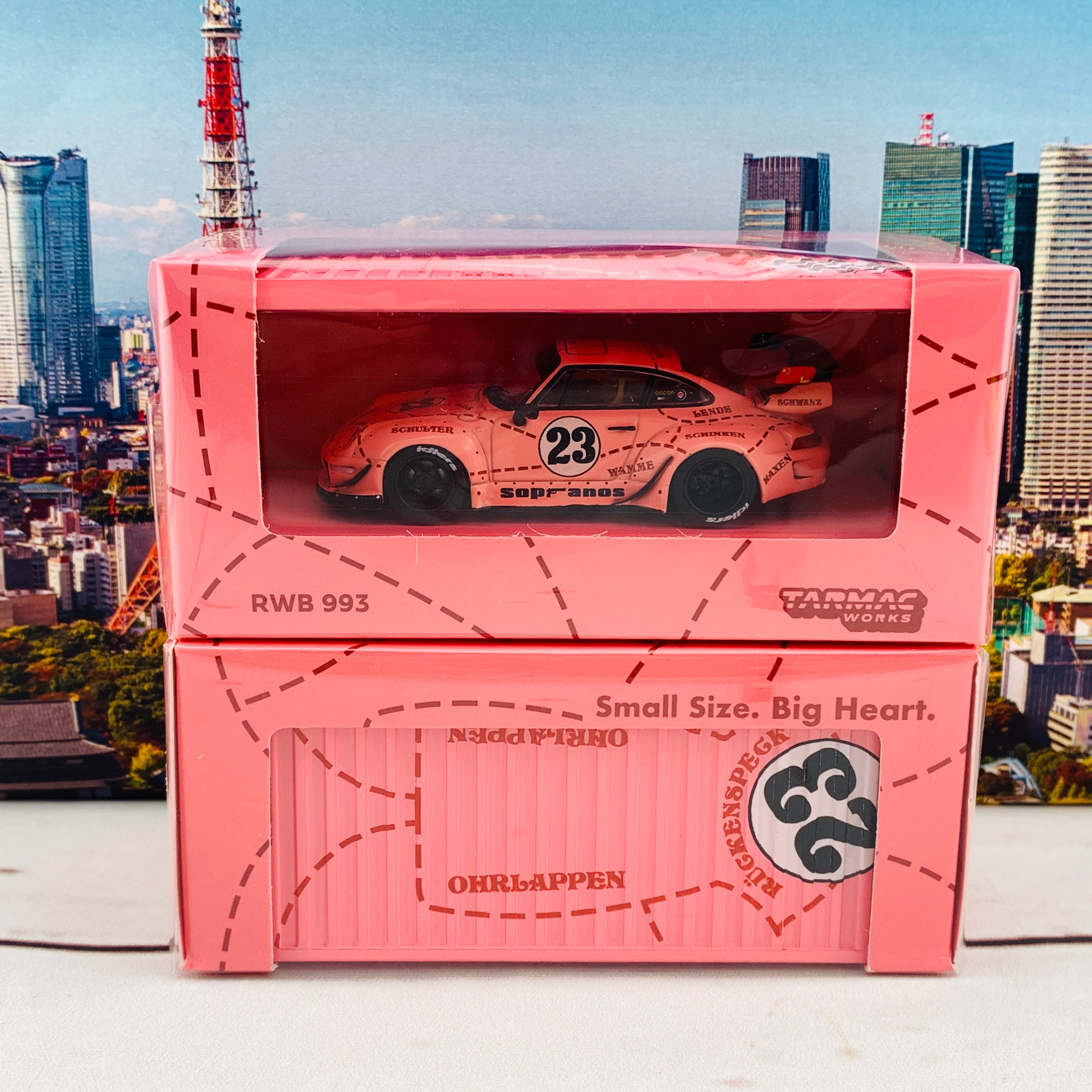 Tarmac Works 1/64 RWB 993 Sopranos *Container included* T64-017-SO - Image 5