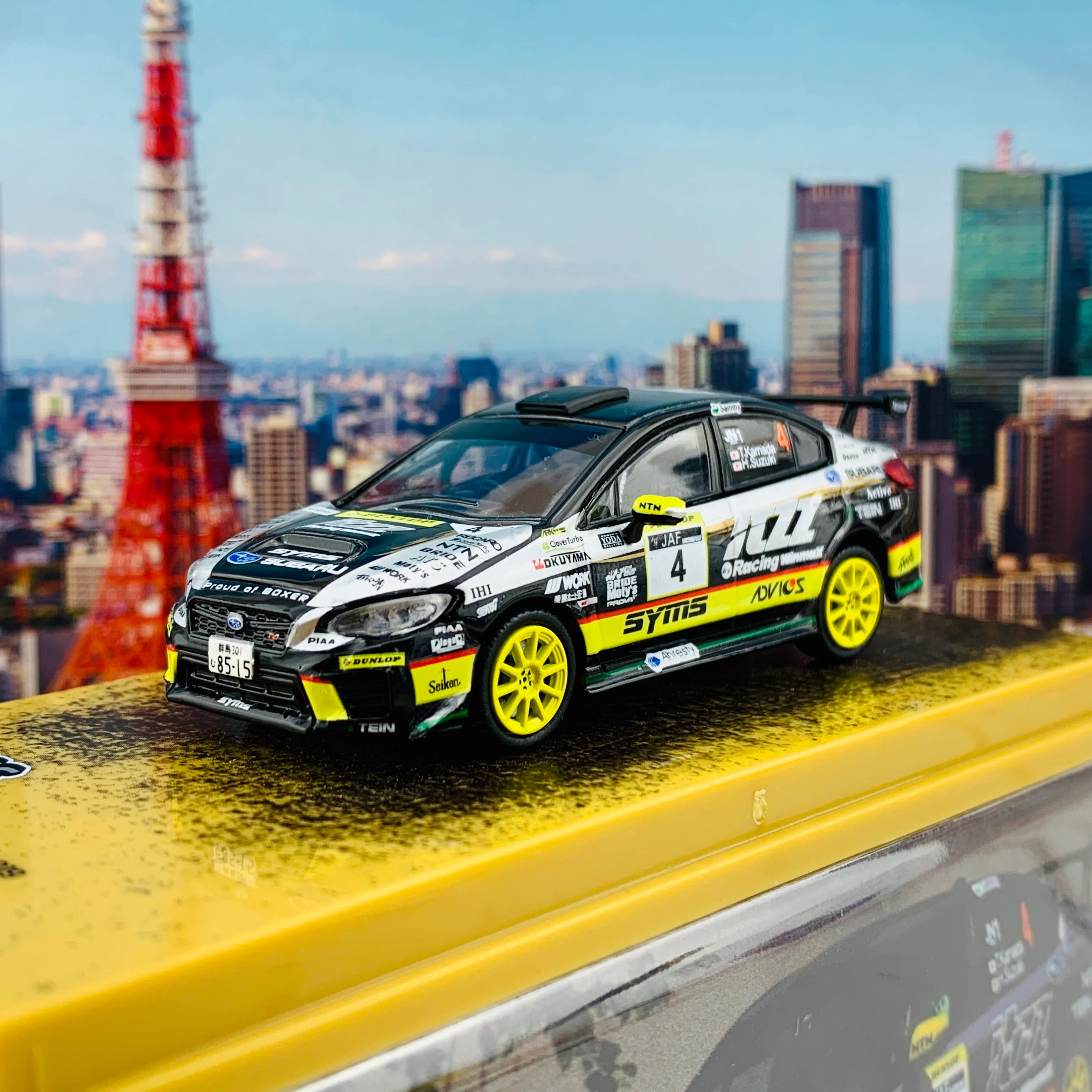 Tarmac Works 1/64 Subaru WRX STI JAF All Japan Rally Championship 2019 T64-016-19JRC - Image 2
