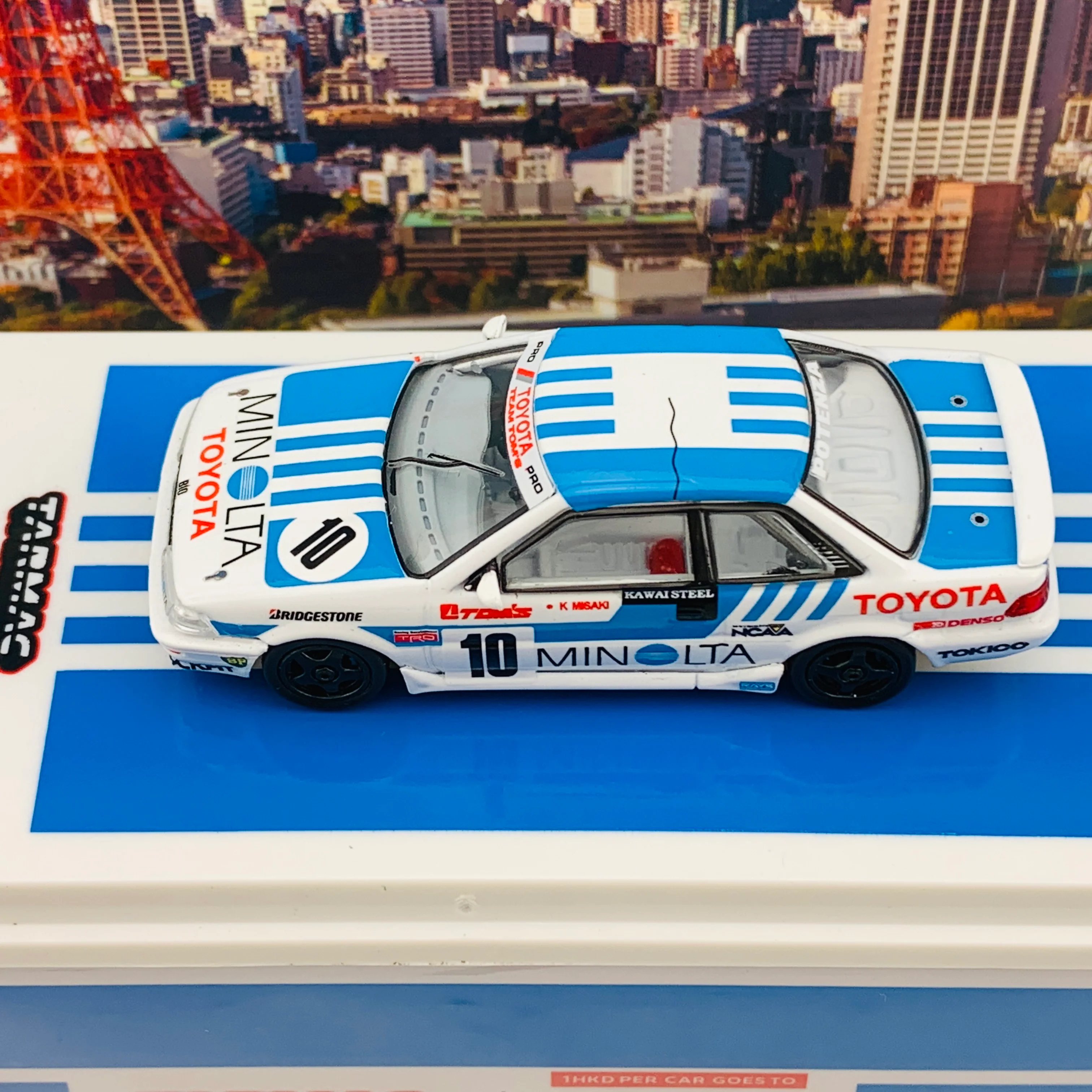 Tarmac Works 1/64 Toyota Corolla Levin AE92 Macau Guia Race 1988  見崎清志  T64-036-88MGP10 - Image 5