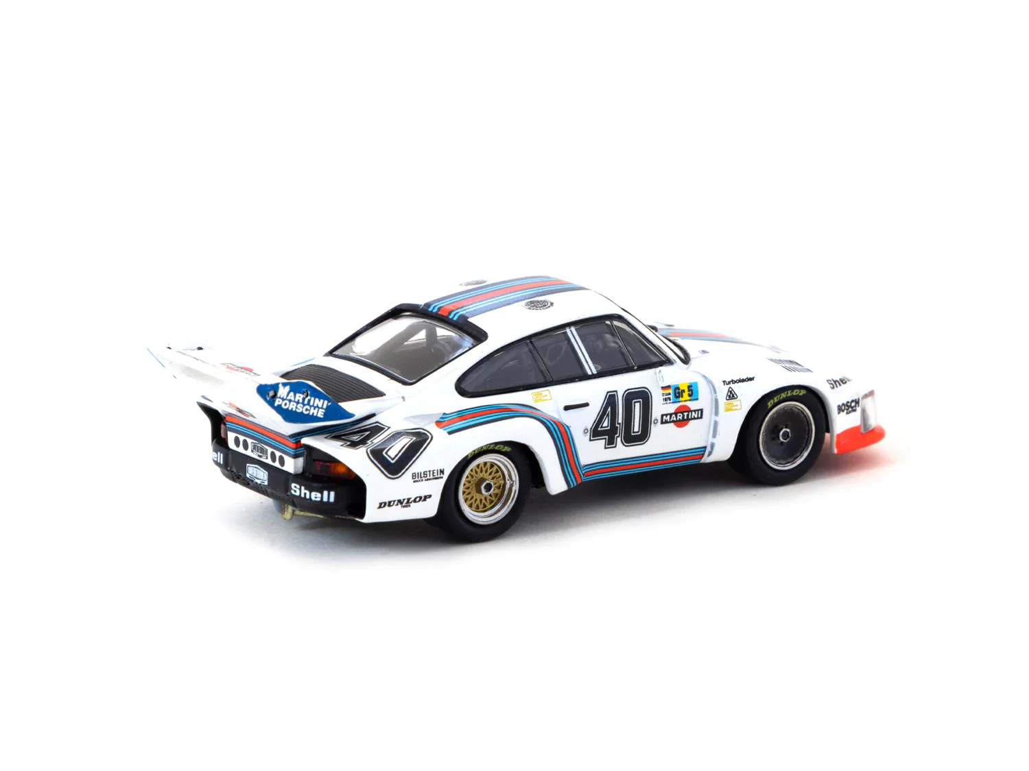 TARMAC WORKS COLLAB64 MINICHAMPS x Tarmac Works 1/64 Porsche 935/76 24h Le Mans 1976 Martini Racing #40 643766340 - Image 2
