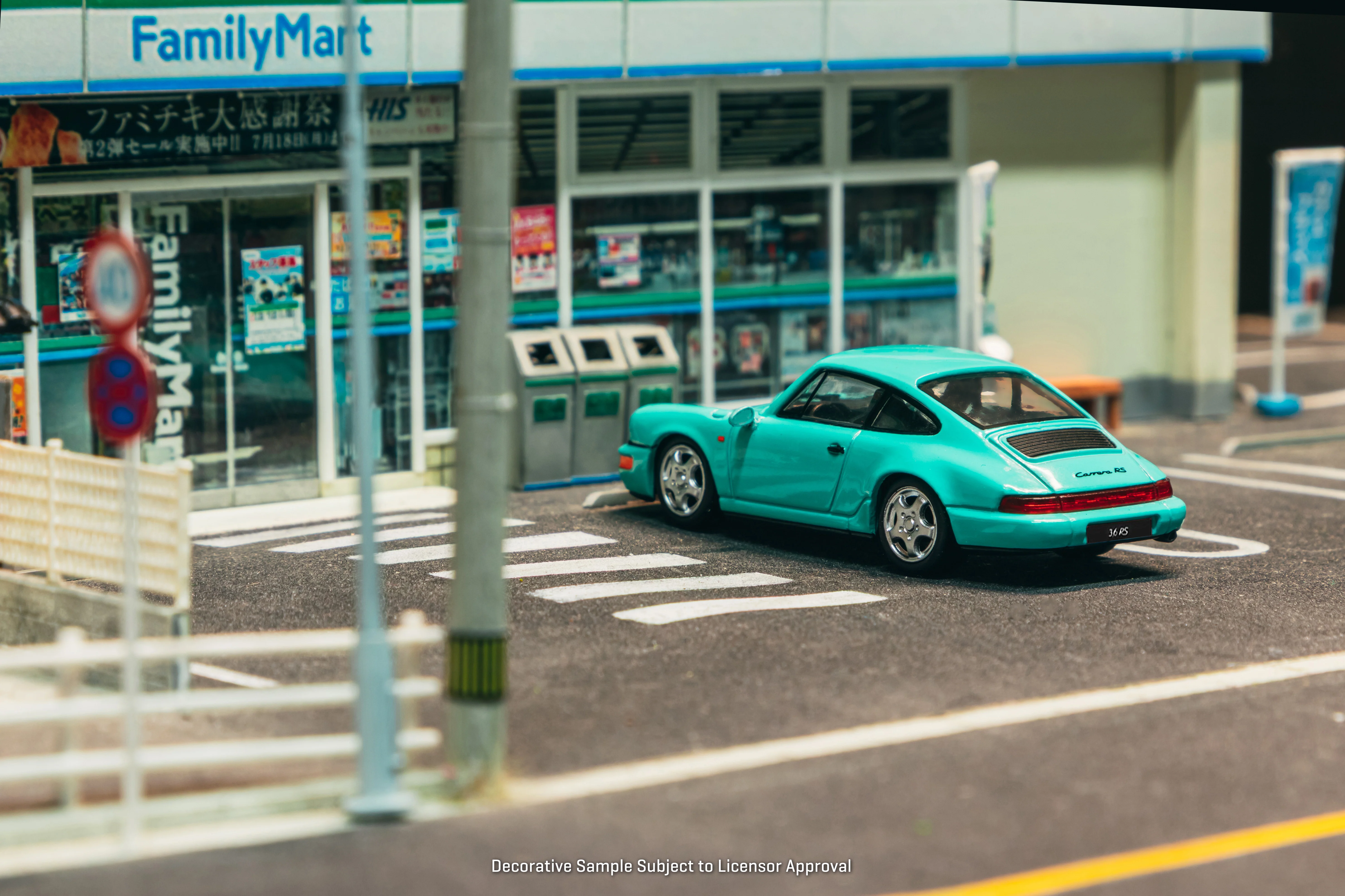 PREORDER TARMAC WORKS COLLAB64 1/64 Porsche 911 Carrera RS (964) Mint Green T64S-017-MG (Approx. Release Date :  FEB 2026 subject to manufacturer's final decision) - Image 2
