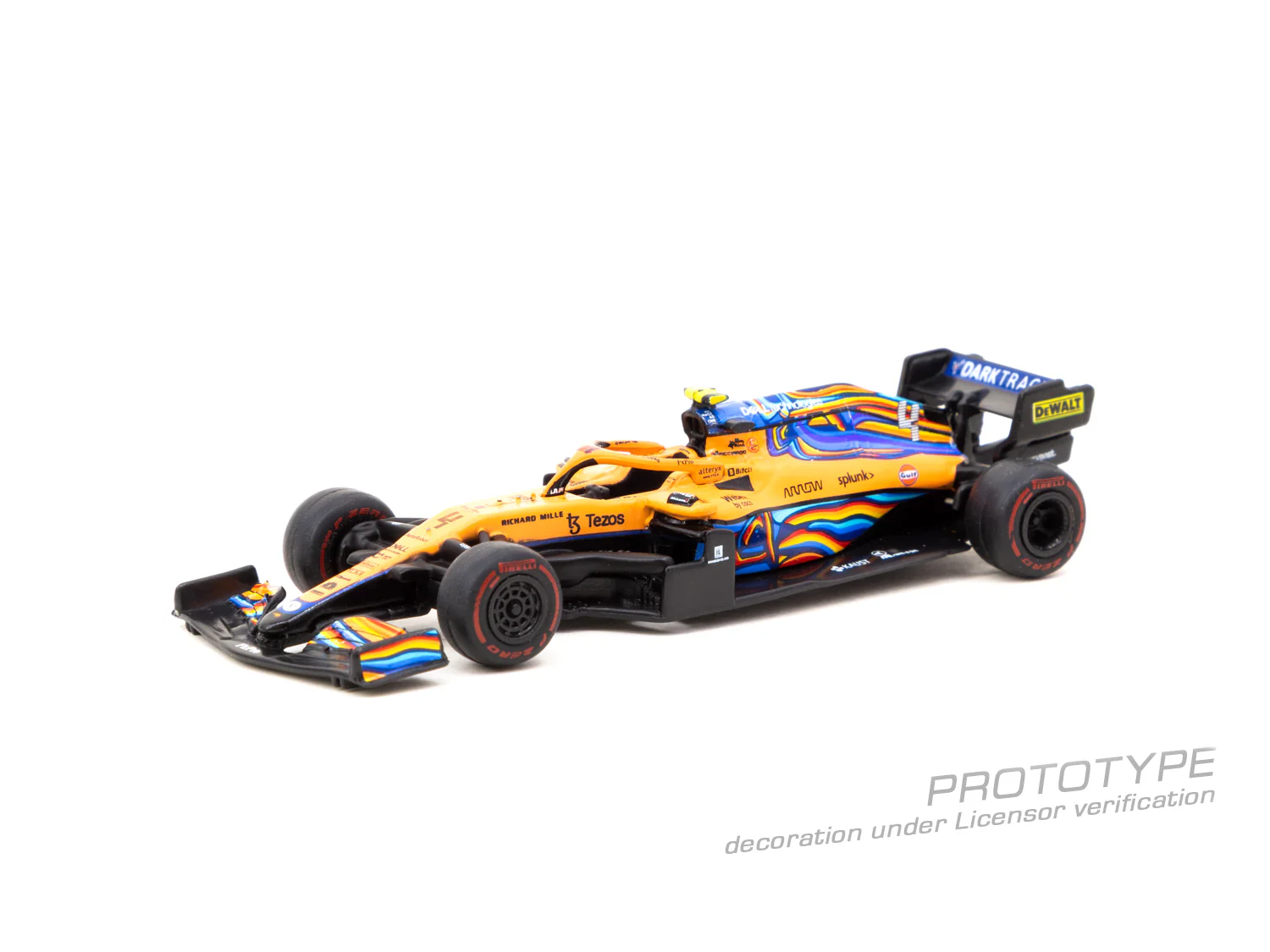 TARMAC WORKS GLOBAL64 1/64 McLaren MCL35M Abu Dhabi Grand Prix 2021 Lando Norris T64G-F040-LN3 - Image 2
