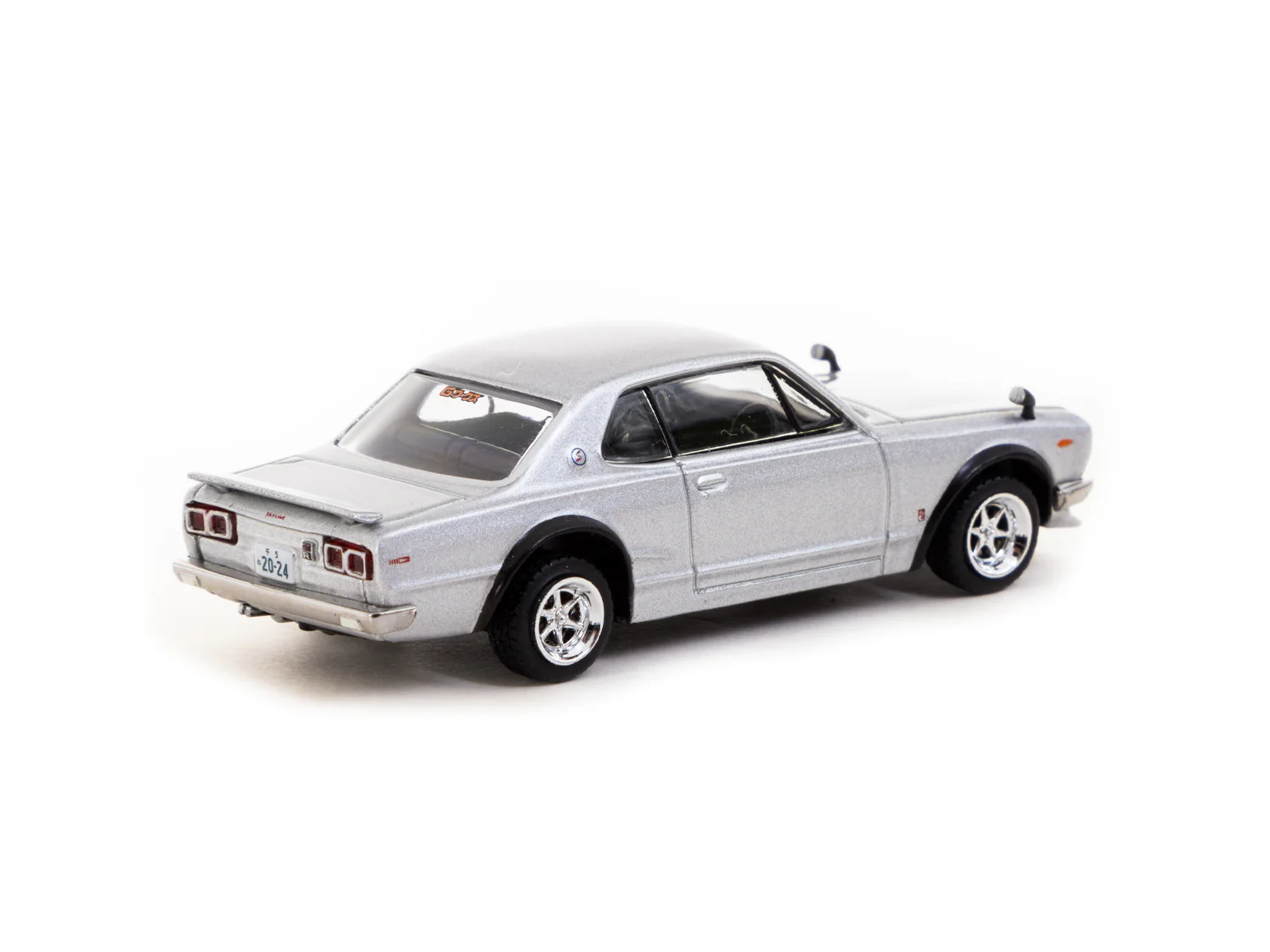 Tarmac Works GLOBAL64 1/64 Nissan Skyline 2000 GT-R (KPGC10) Silver TAS 2024 Edition T64G-043-SL2 - Image 3