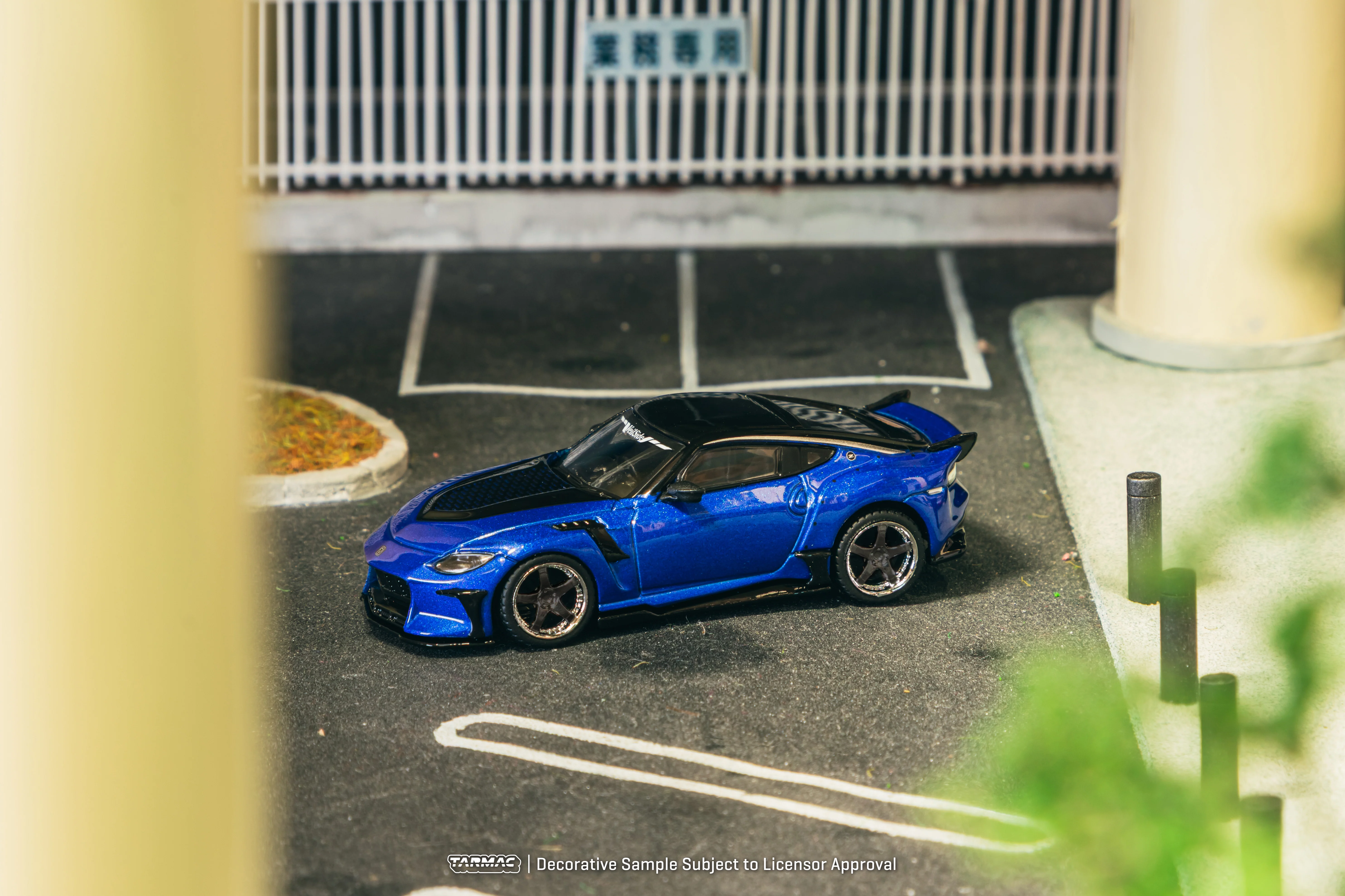 TARMAC WORKS GLOBAL64 1/64 Nissan VeilSide FFZ400 Fairlady Z Blue T64G-074-BL - Image 2