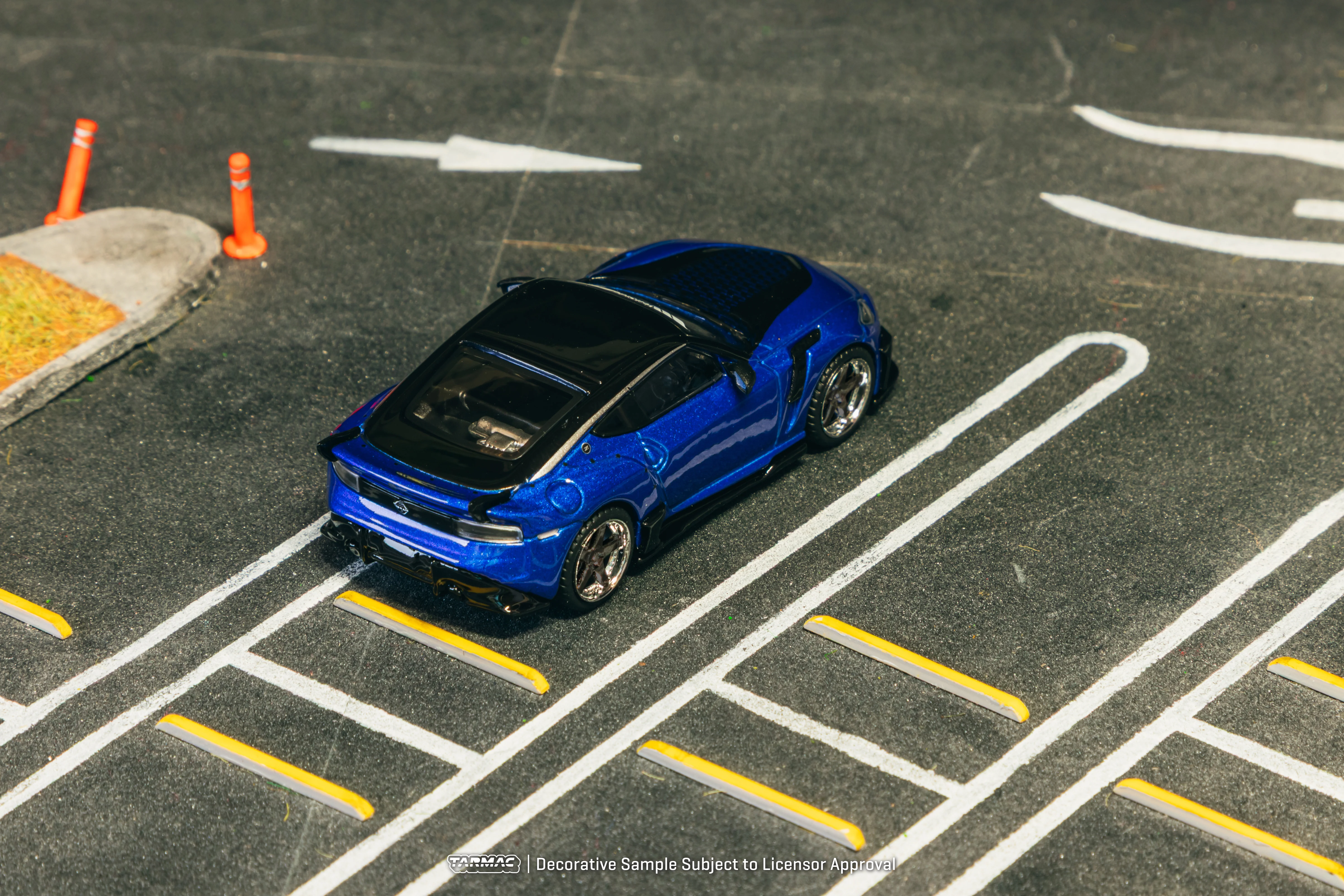 TARMAC WORKS GLOBAL64 1/64 Nissan VeilSide FFZ400 Fairlady Z Blue T64G-074-BL - Image 3