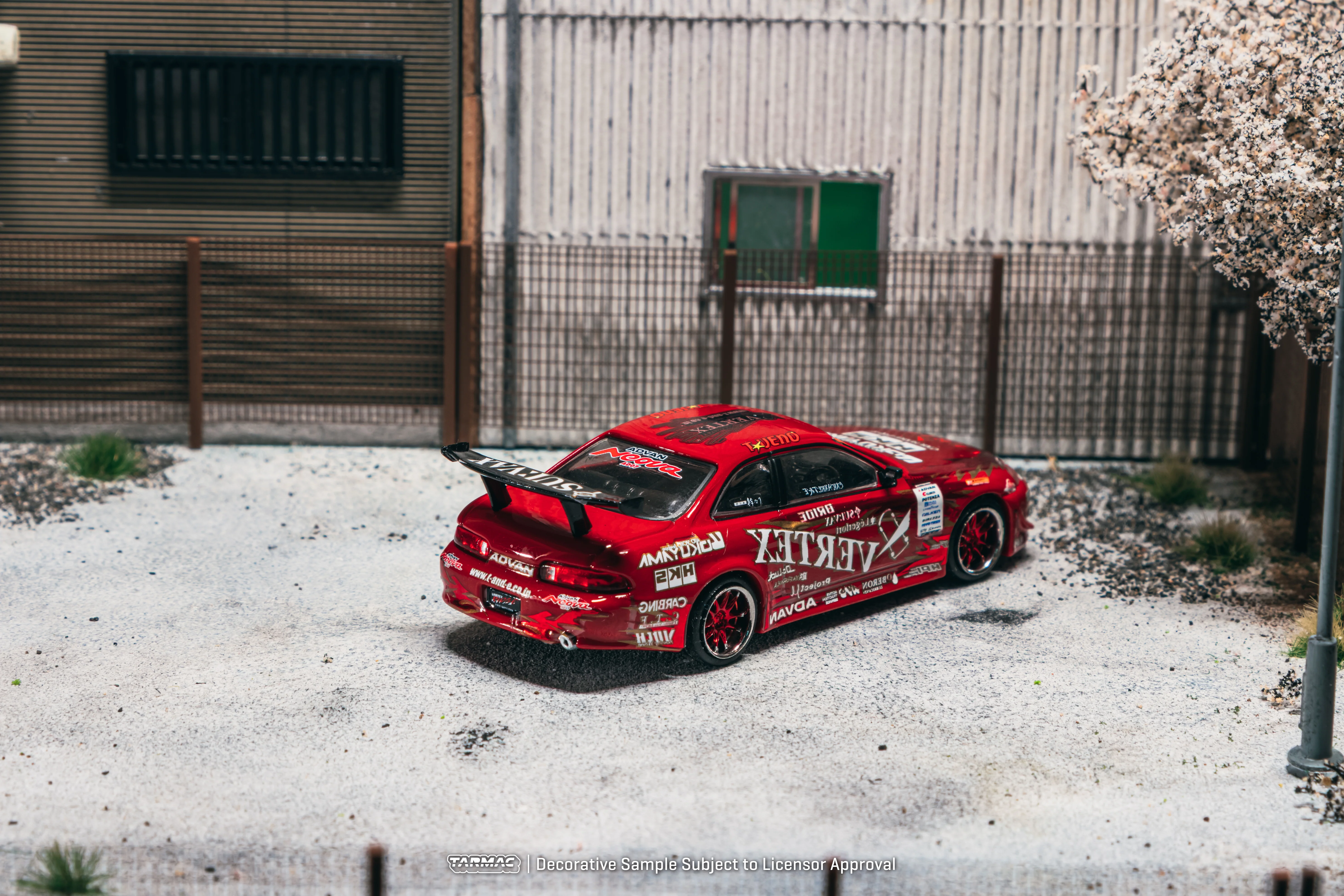 PREORDER TARMAC WORKS GLOBAL64 1/64 Vertex Ridge TE3005 Soarer Model Car + Trading Cards Combo Set T64G-080-TE3005 (Approx. Release Date :  MARCH 2026 subject to manufacturer's final decision) - Image 3