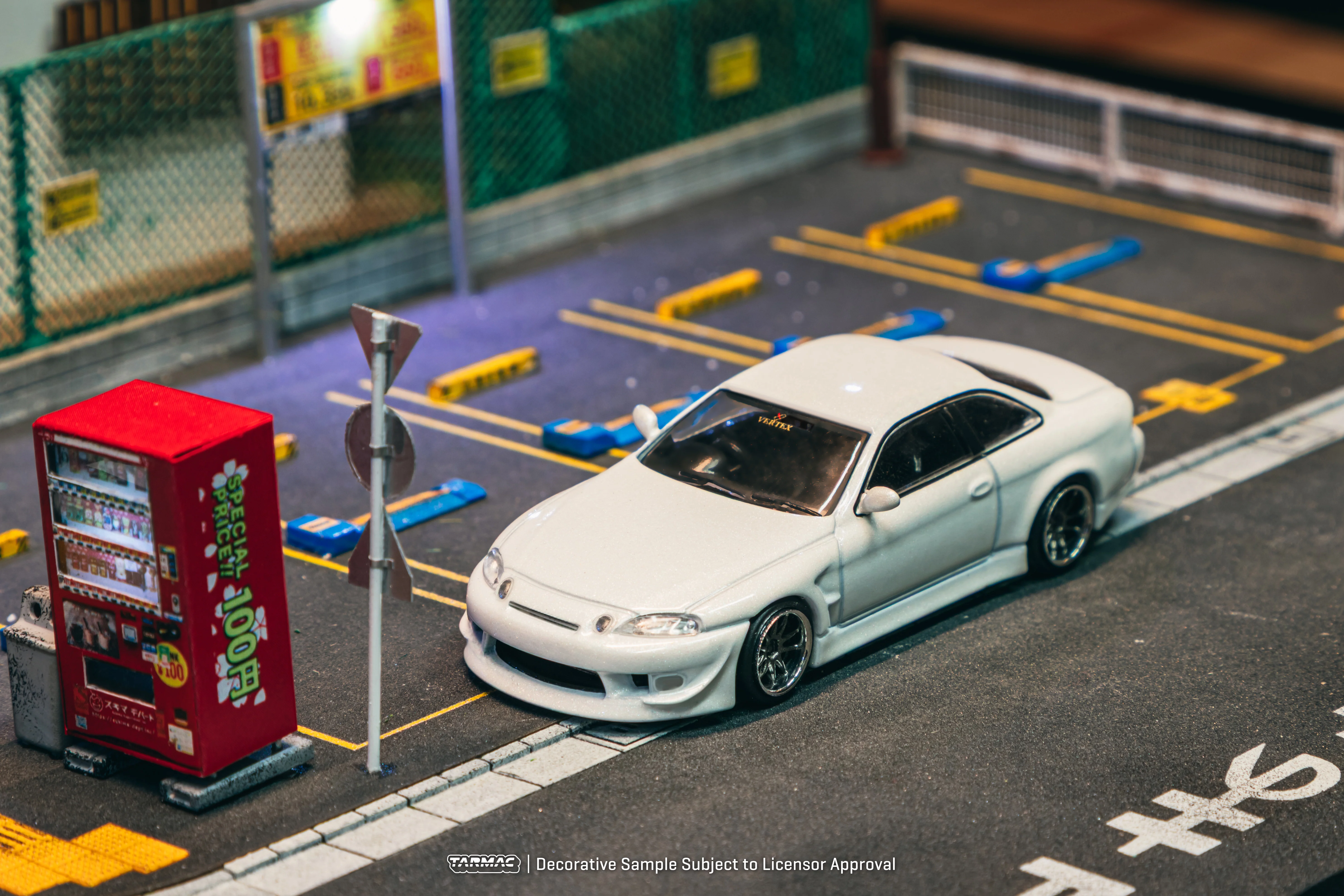 TARMAC WORKS GLOBAL64 1/64 VERTEX Toyota Soarer JZZ30 White T64G-080-WH - Image 2