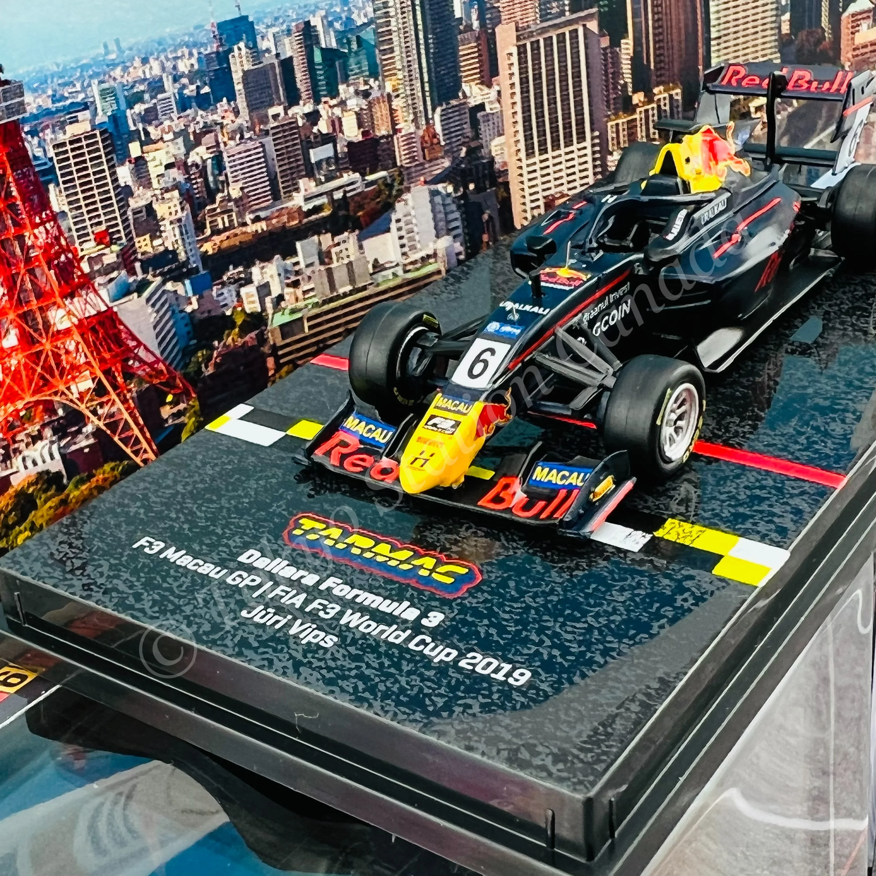 TARMAC WORKS HOBBY64 1/64 Dallara formula 3 Formula 3 Macau Grand Prix FIA F3 World Cup 2019  Jüri VIPS T64-069-19MGP06 - Image 2