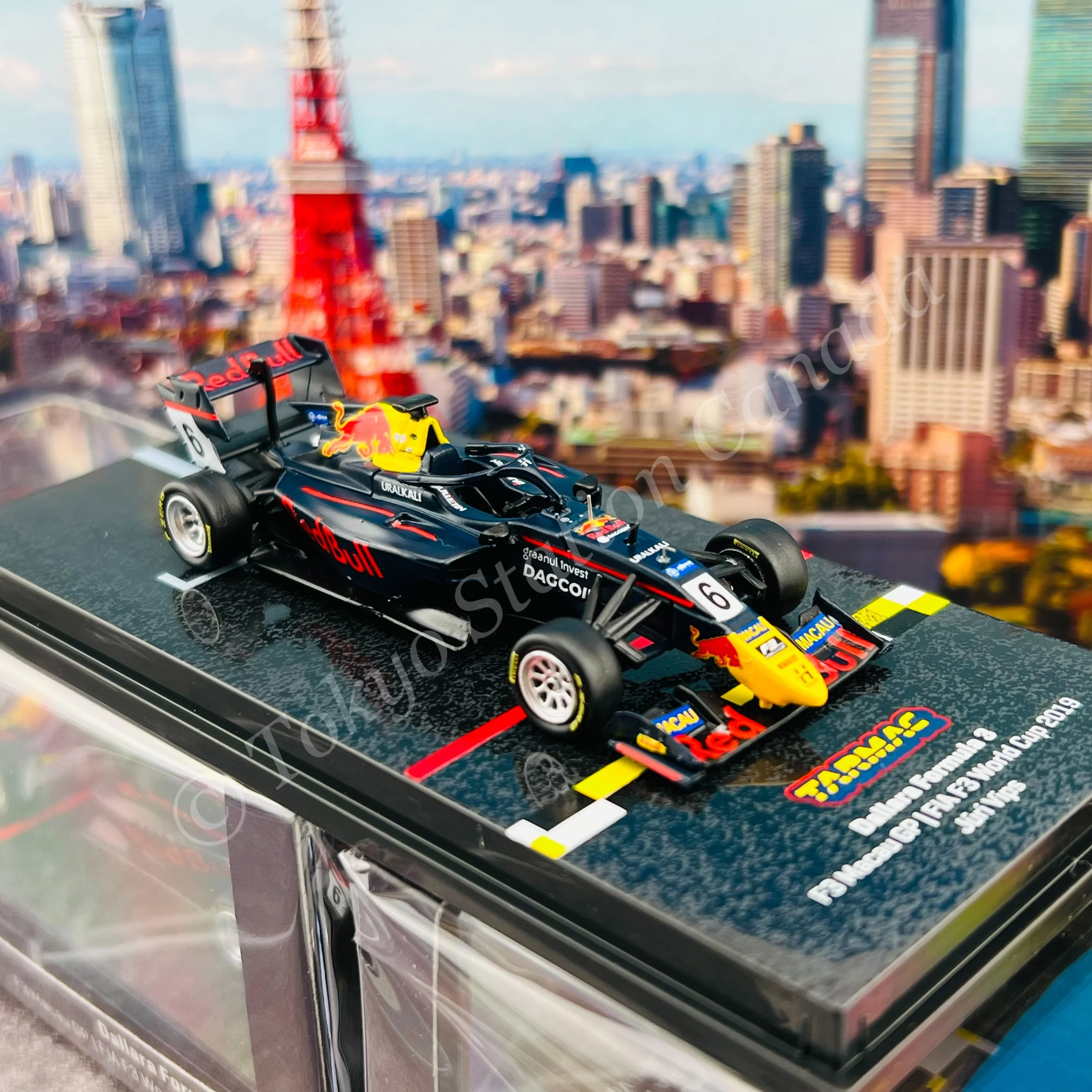 TARMAC WORKS HOBBY64 1/64 Dallara formula 3 Formula 3 Macau Grand Prix FIA F3 World Cup 2019  Jüri VIPS T64-069-19MGP06 - Image 5