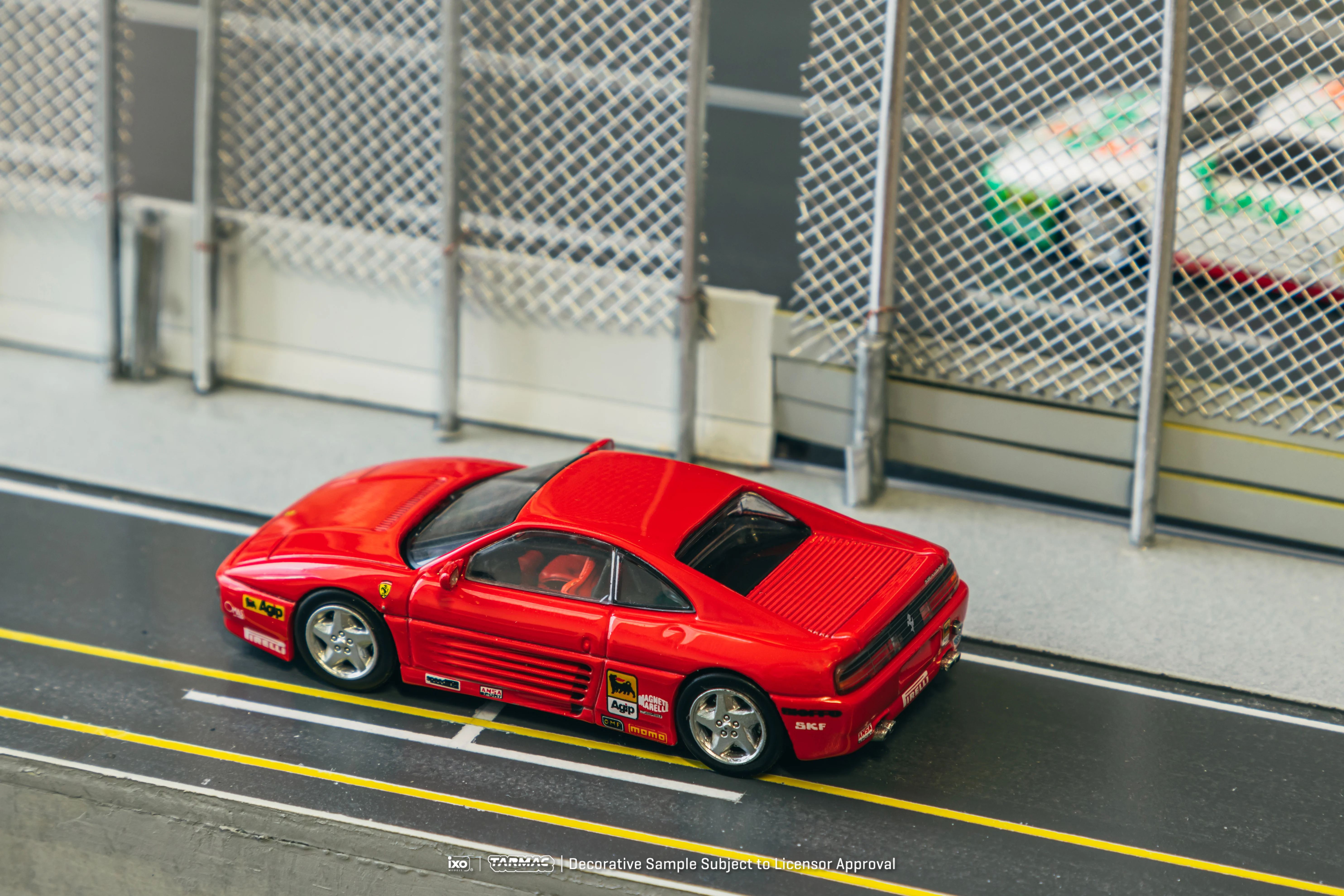 TARMAC WORKS HOBBY64 1/64 Ferrari 348 Challenge  Presentation T64-082-PRE - Image 2