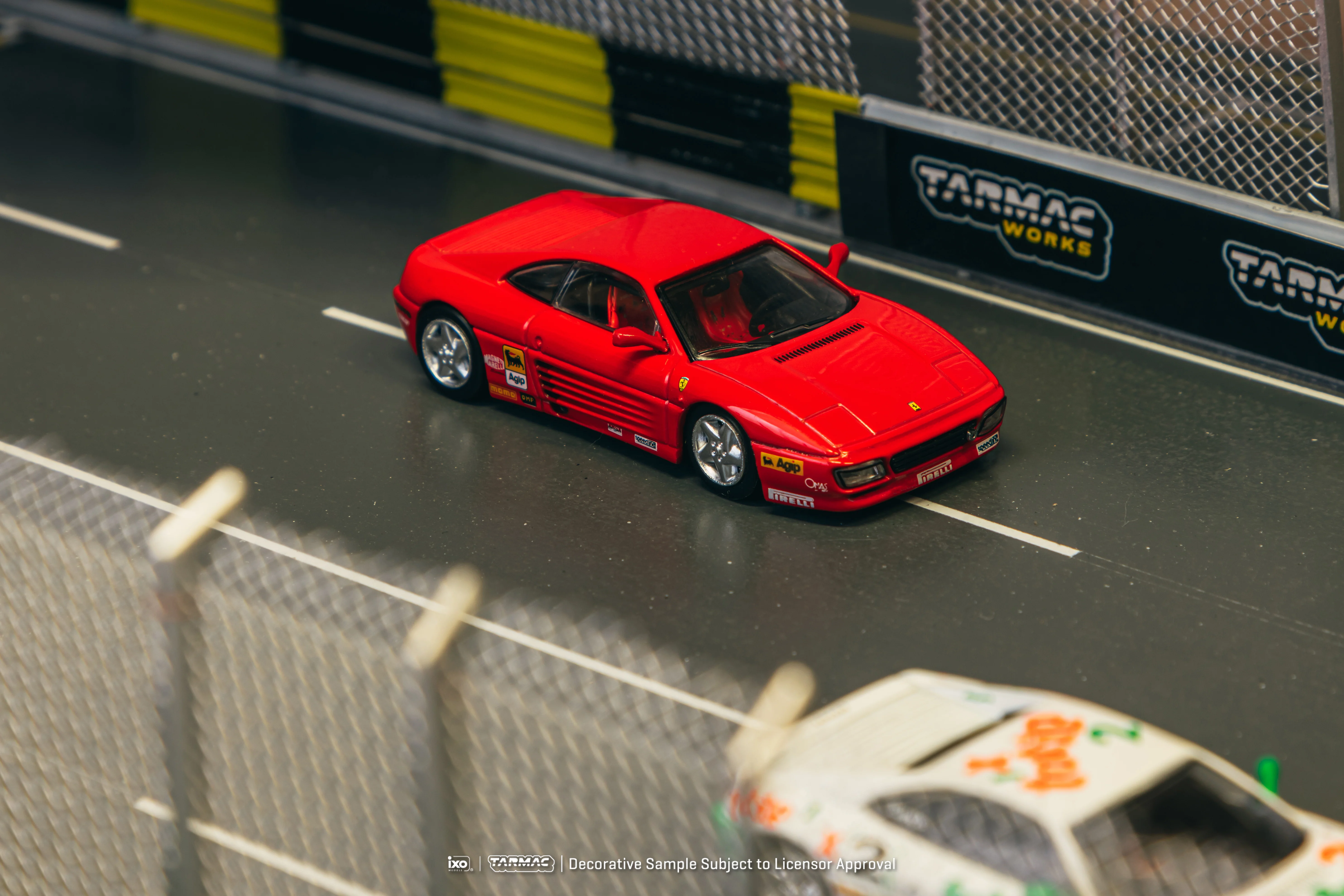TARMAC WORKS HOBBY64 1/64 Ferrari 348 Challenge  Presentation T64-082-PRE - Image 3