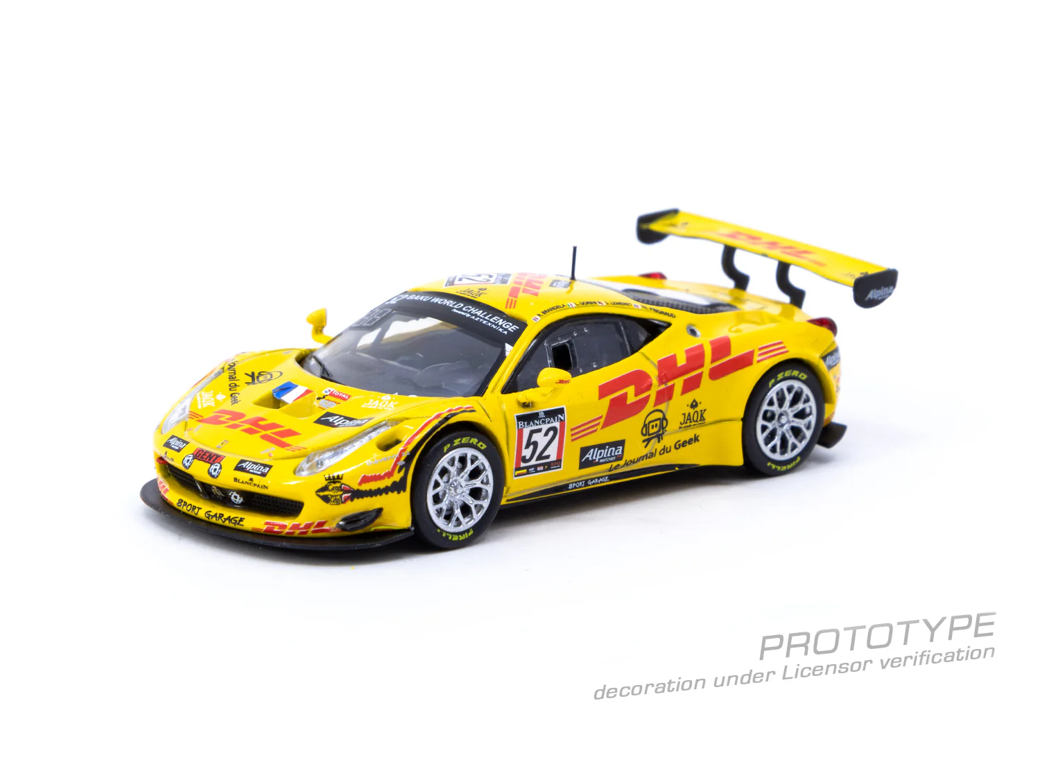 TARMAC WORKS HOBBY64 1/64 Ferrari 458 Italia GT3 (2013) 24 Hours of Spa 2013 L. Gorinni / S. Lémeret / T. Prignaud / R. Brandela T64-074-13SPA52 - Image 2