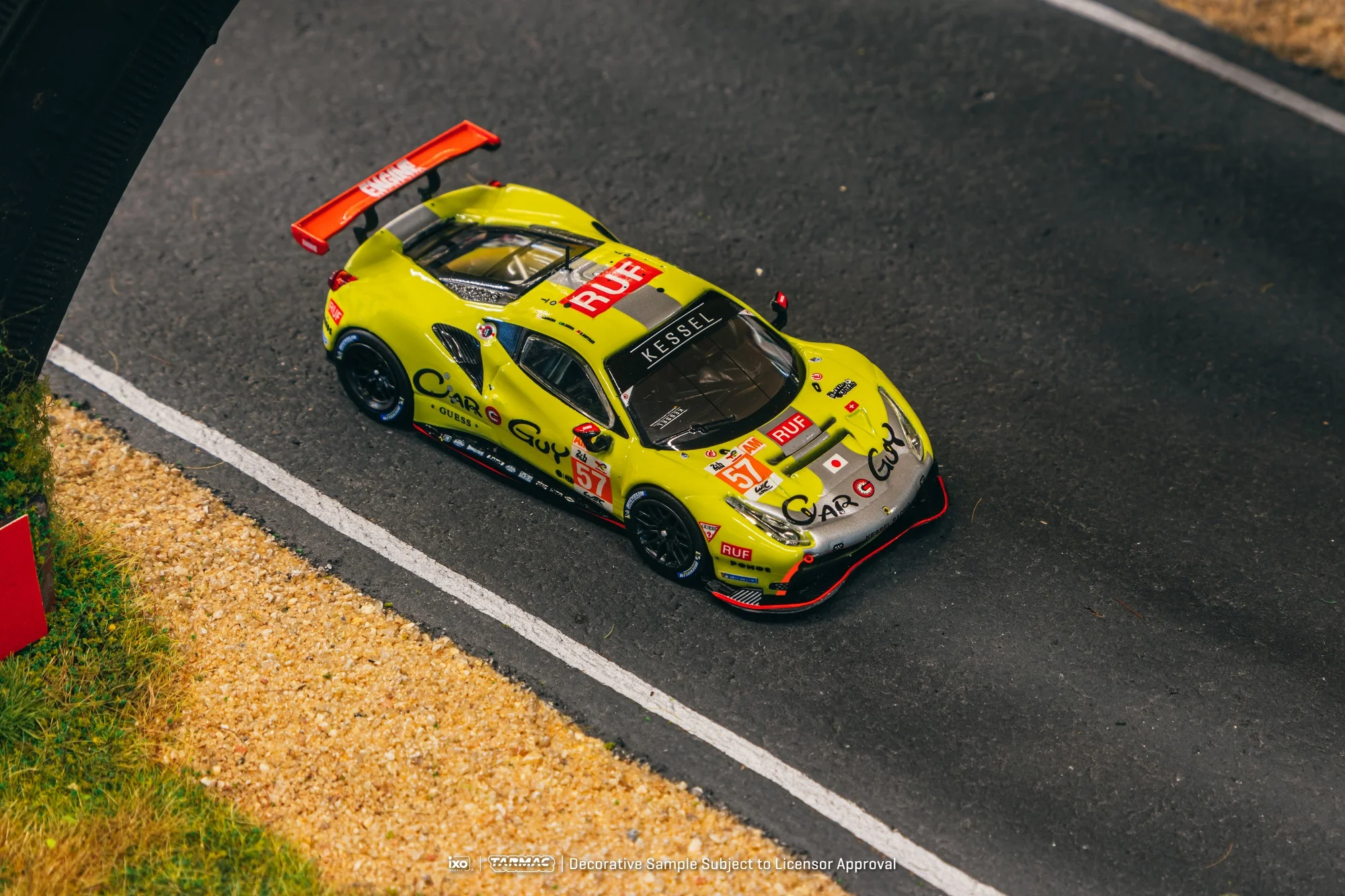 TARMAC WORKS HOBBY64 1/64 Ferrari 488 GTE 24h of Le Mans 2023 S. Huffaker / T. Kimura / D. Serra T64-071-23LM57 - Image 2