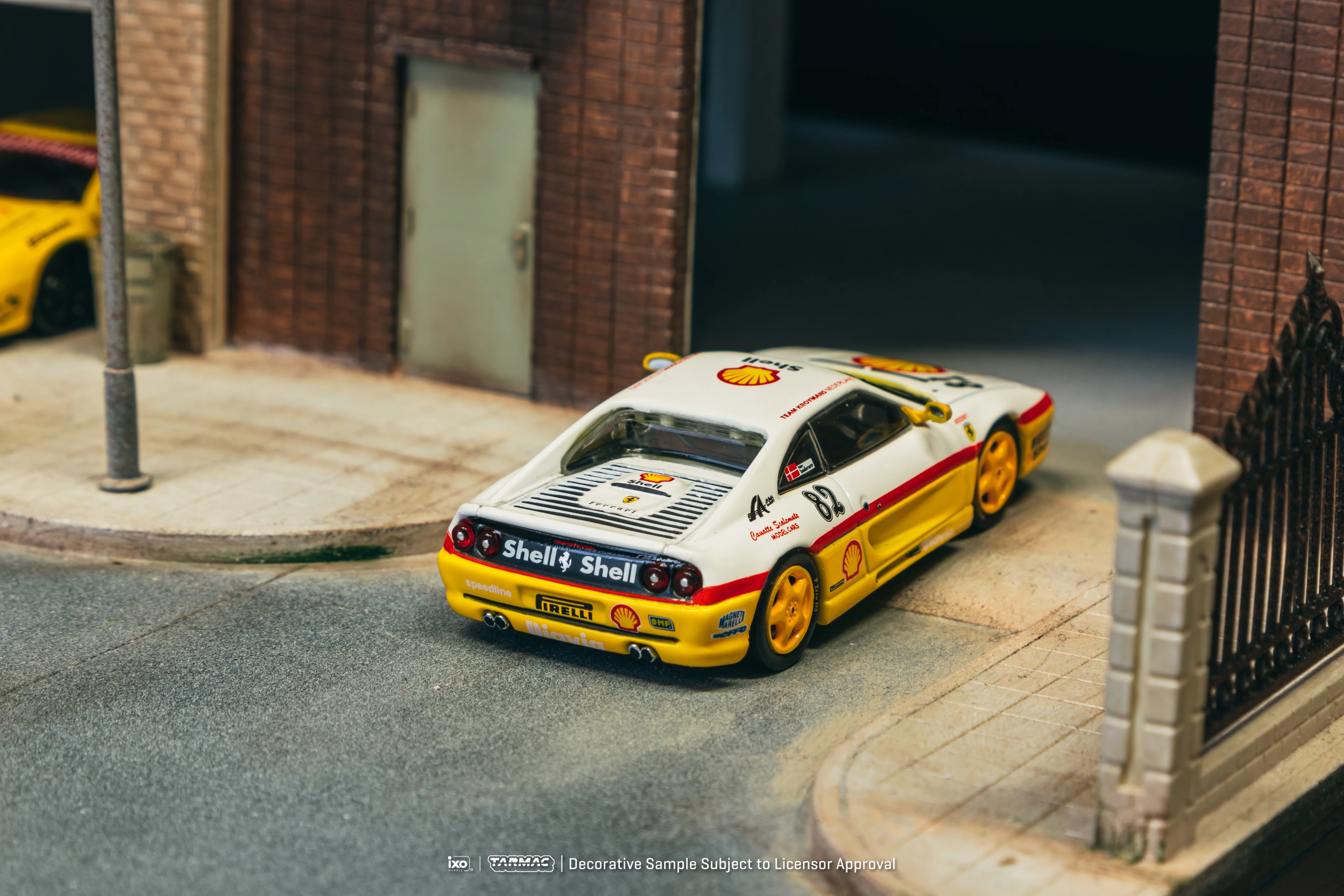 TARMAC WORKS HOBBY64 1/64 Ferrari F355 Challenge 1999 D. Peter Andersen T64-083-99CHA82 - Image 2