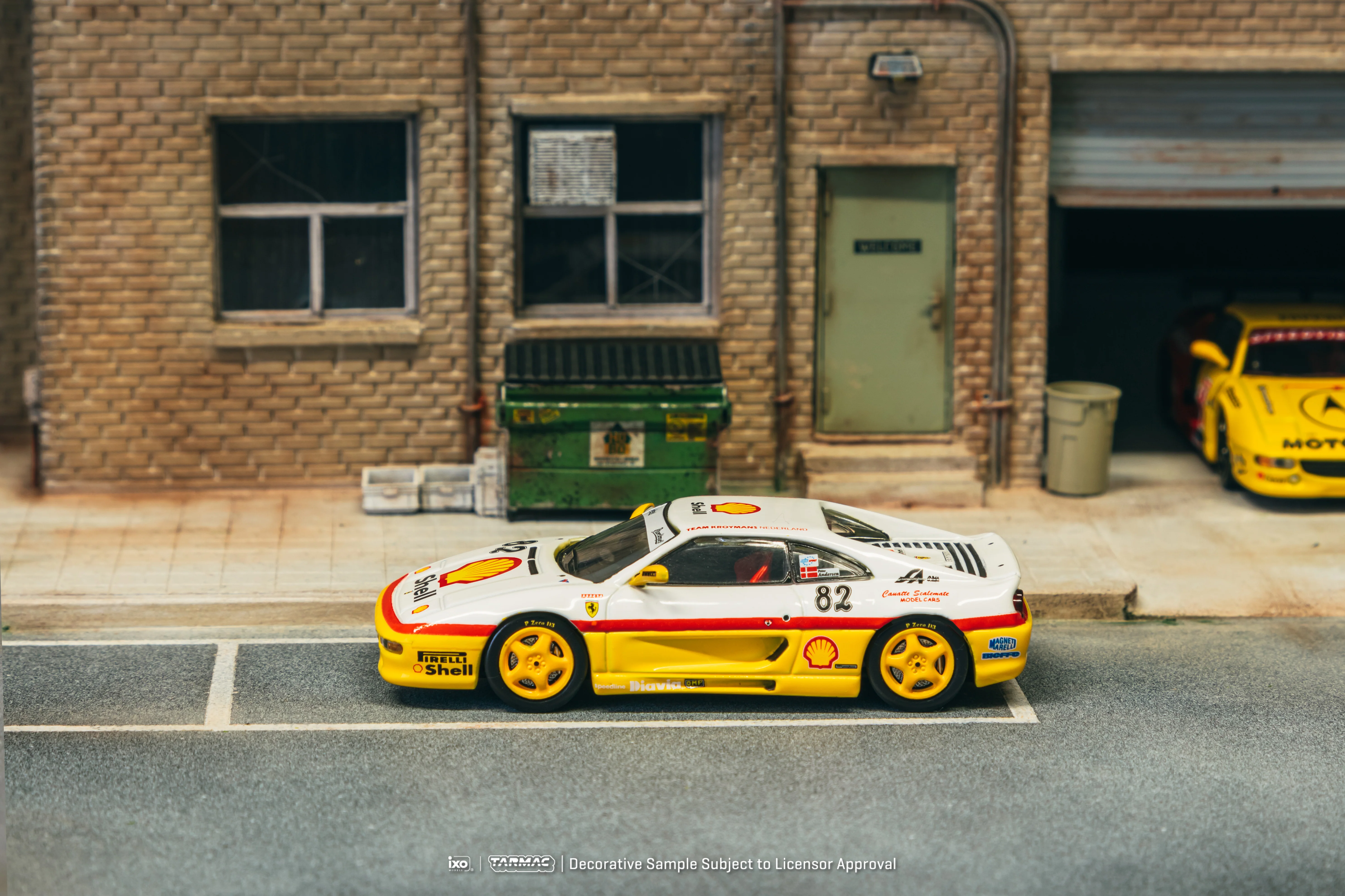 TARMAC WORKS HOBBY64 1/64 Ferrari F355 Challenge 1999 D. Peter Andersen T64-083-99CHA82 - Image 3