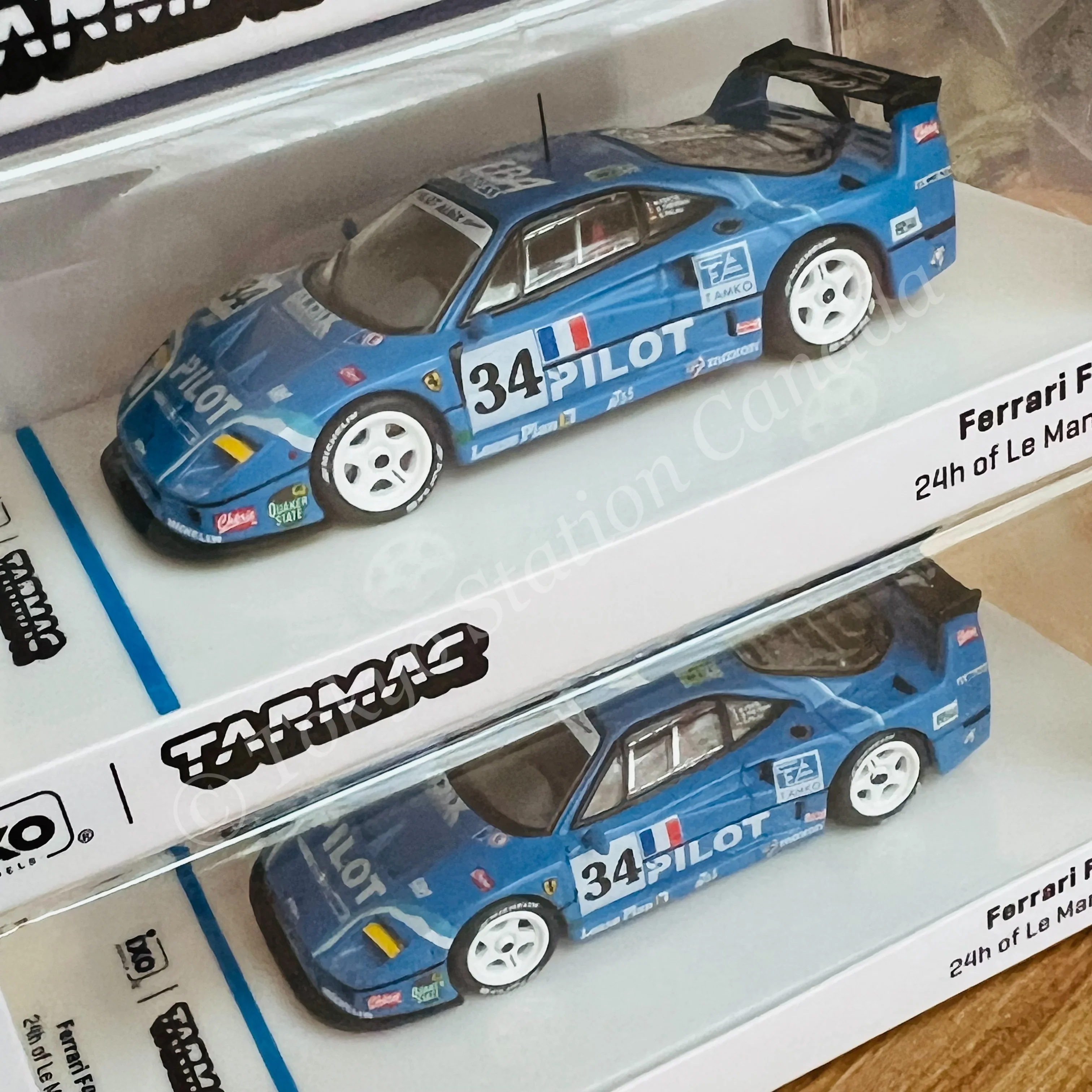 TARMAC WORKS HOBBY64 1/64 Ferrari F40 LM 24h of Le Mans 1995 M. Ferté / O. Thévenin / C. Palau T64-075-95LM34 - Image 3