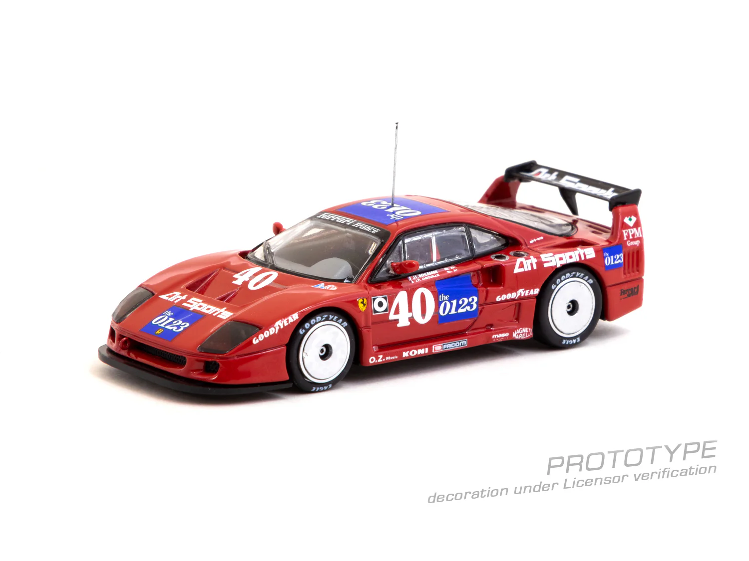 PREORDER TARMAC WORKS HOBBY64 1/64 Ferrari F40 LM T64-075-90TP40 (Approx. Release Date : MAY 2023 subject to manufacturer's final decision) - Image 2