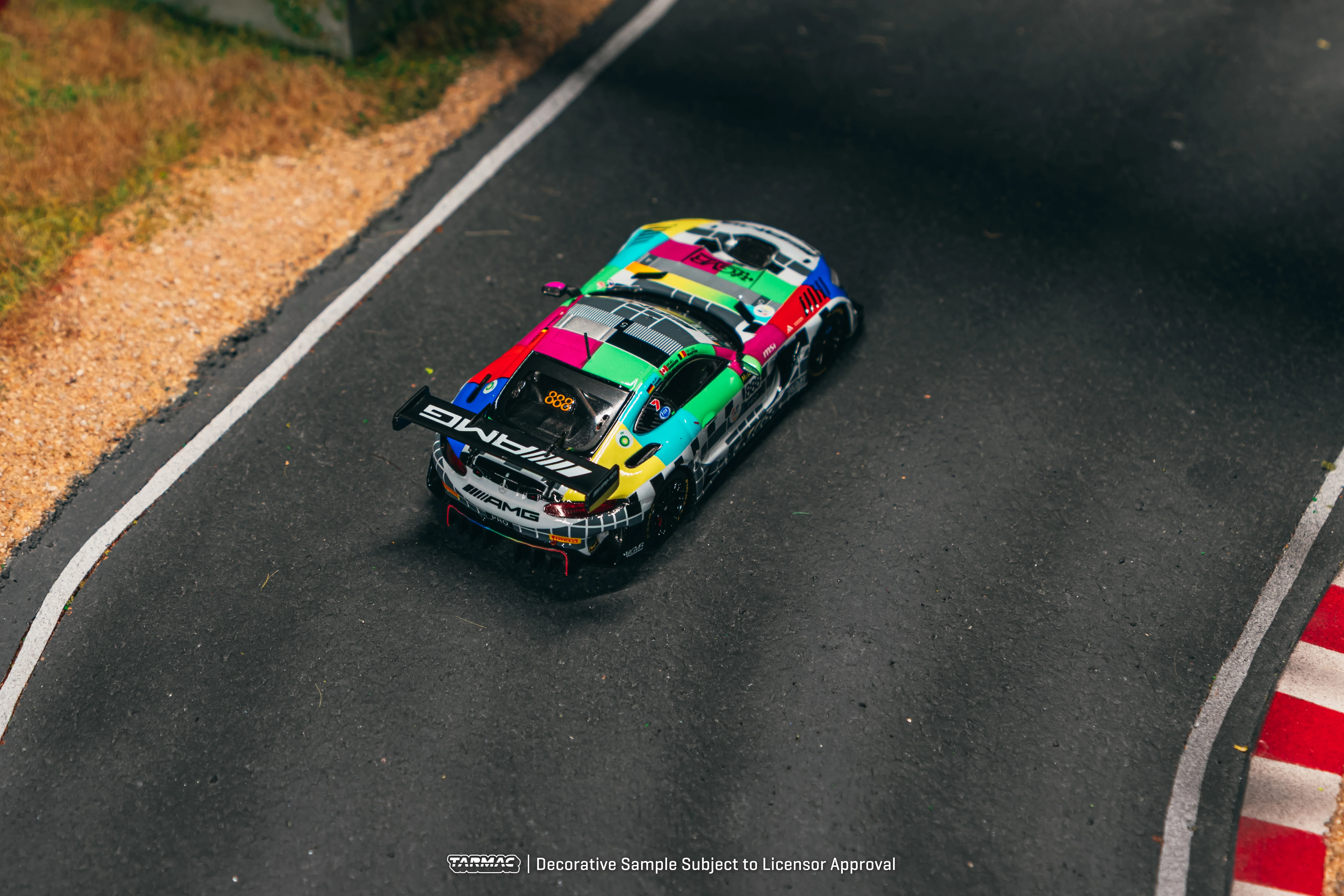 PREORDER TARMAC WORKS HOBBY64 1/64 Mercedes-AMG GT3 Bathurst 12h 2025 GruppeM Racing Maro Engel / Mikaël Grenier / Maxime Martin T64-062-25BH888 (Approx. Release Date :  FEB 2026 subject to manufacturer's final decision) - Image 2