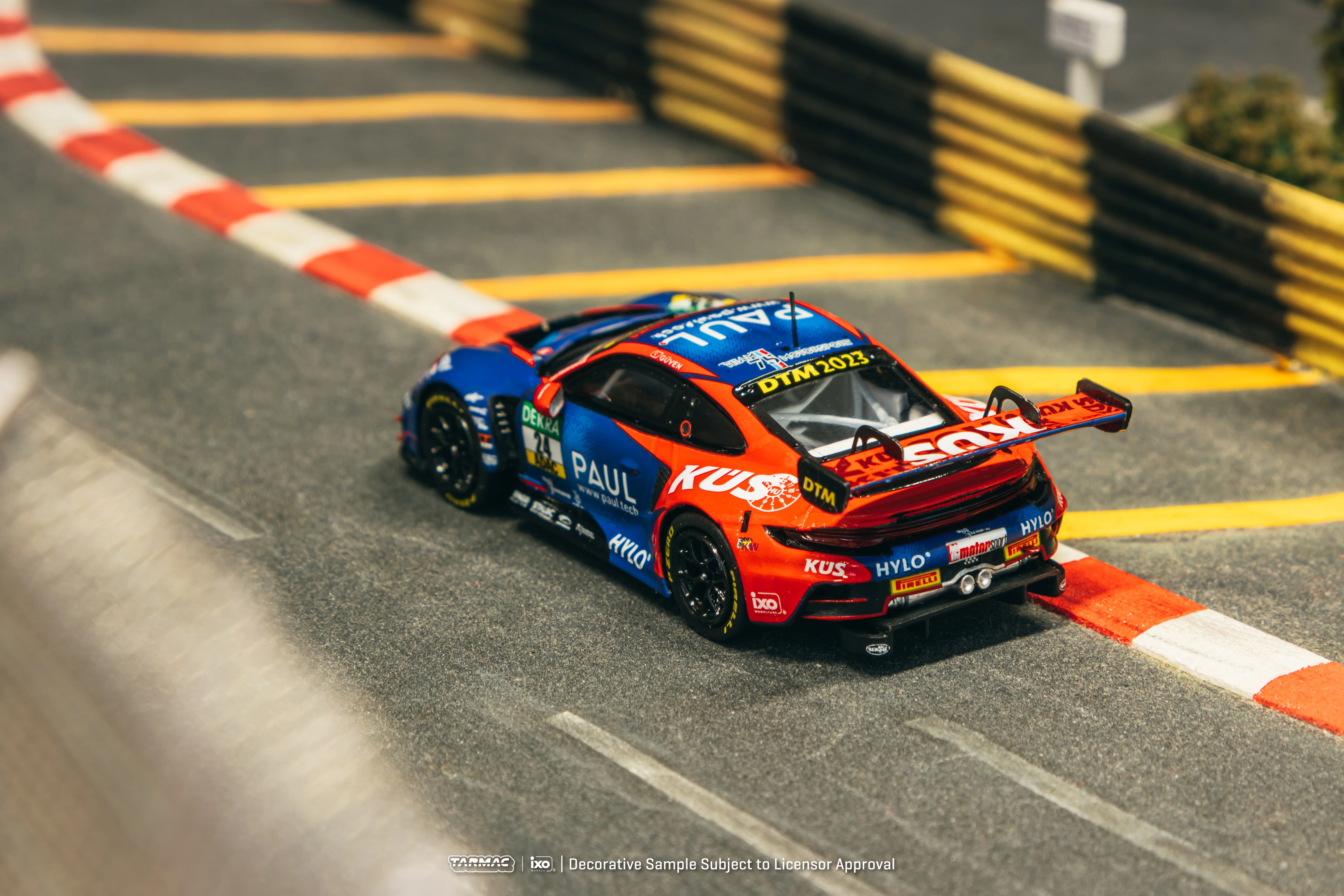 TARMAC WORKS HOBBY64 1/64 Porsche 911 GT3 R DTM 2023 Ayhancan Güven T64-084-23DTM24 - Image 2