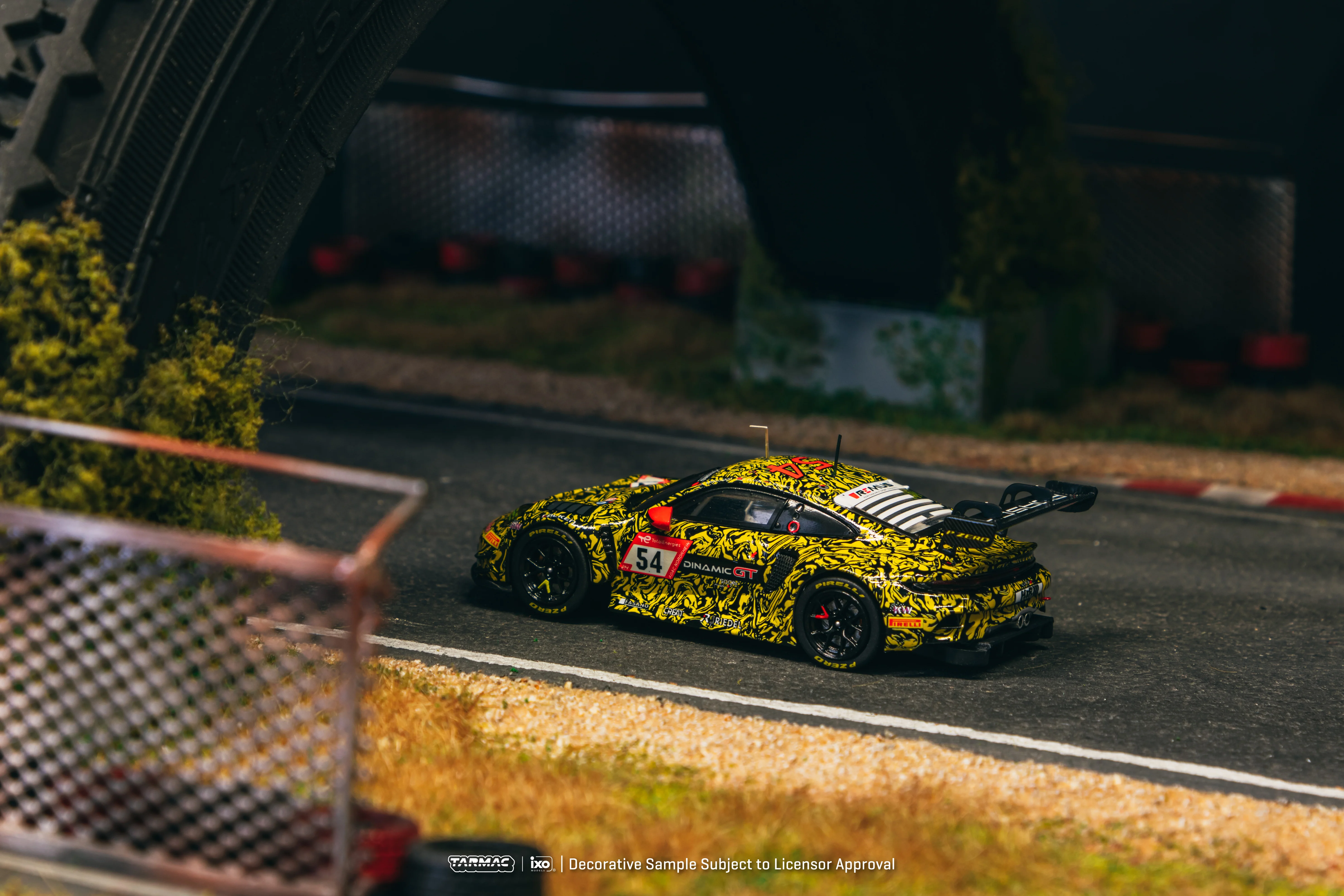 TARMAC WORKS HOBBY64 1/64 Porsche 911 GT3 R Nürburgring 24h 2023 C. Engelhart / A. Güven / L. Heinrich / L. Vanthoor T64-084-23NUR54 - Image 2