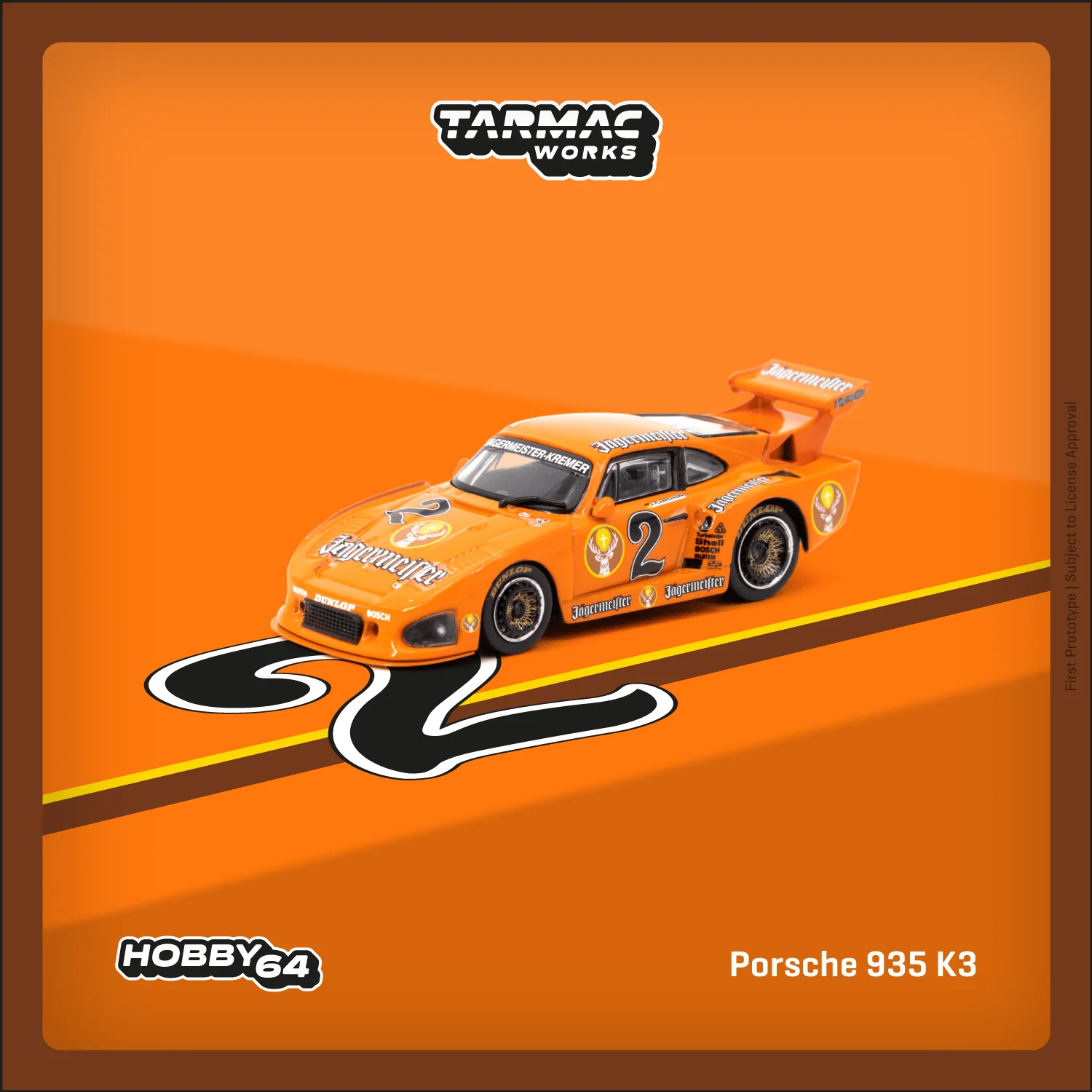 TARMAC WORKS HOBBY64 1/64 Porsche 935 K3 DRM 1980 A. Plankenhorn T64-079-80DRM02