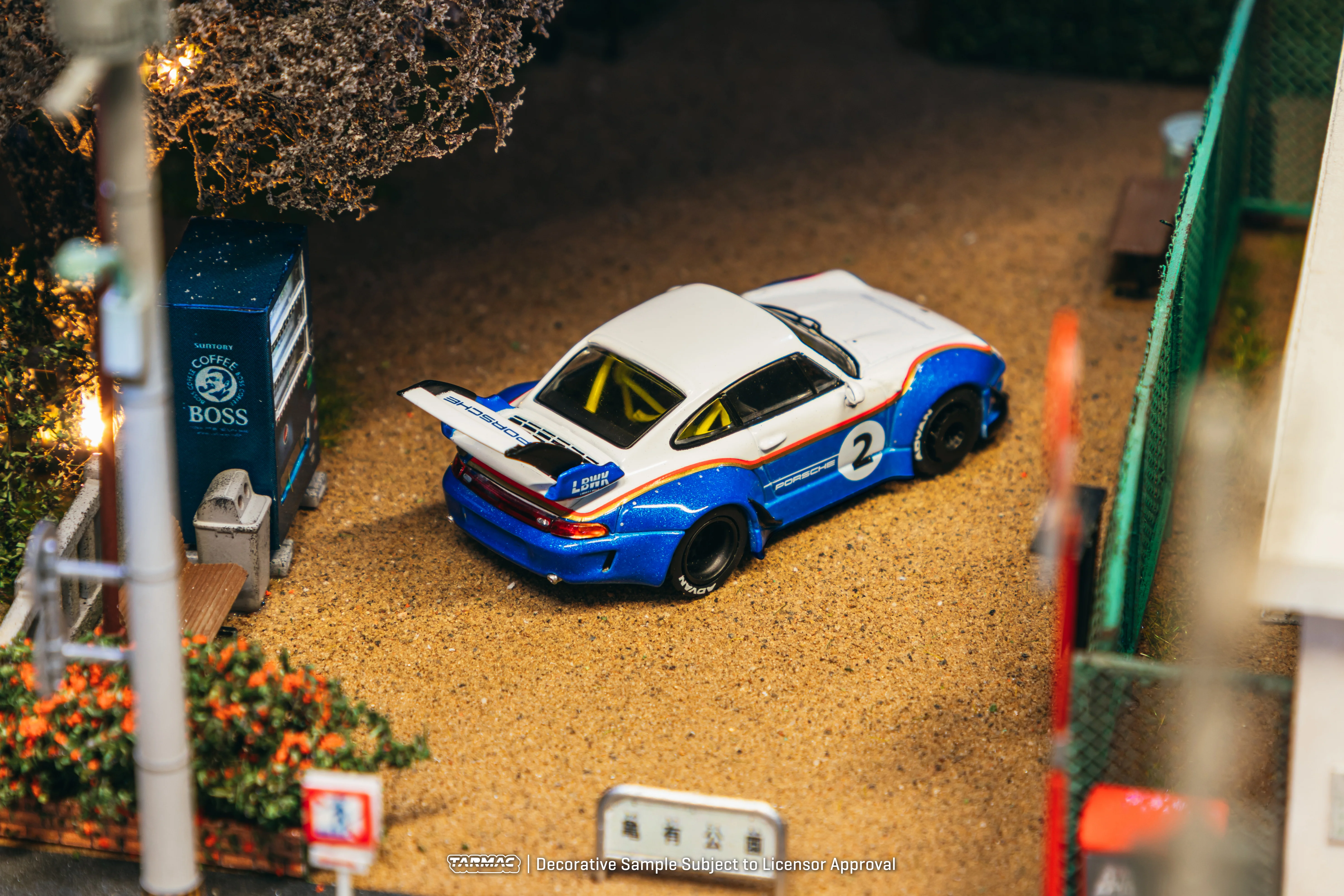 PREORDER TARMAC WORKS HOBBY64 1/64 RWB 993 Liberty Walk - With Container T64-TL017-LBWK2 (Approx. Release Date :  FEB 2026 subject to manufacturer's final decision) - Image 2