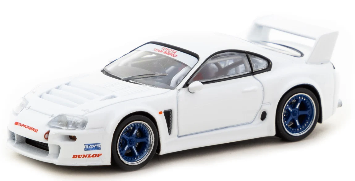TARMAC WORKS HOBBY64 1/64 Toyota Supra GT Test Car 2022 HK Toycar Salon Special Edition T64-051-TEST - Image 2