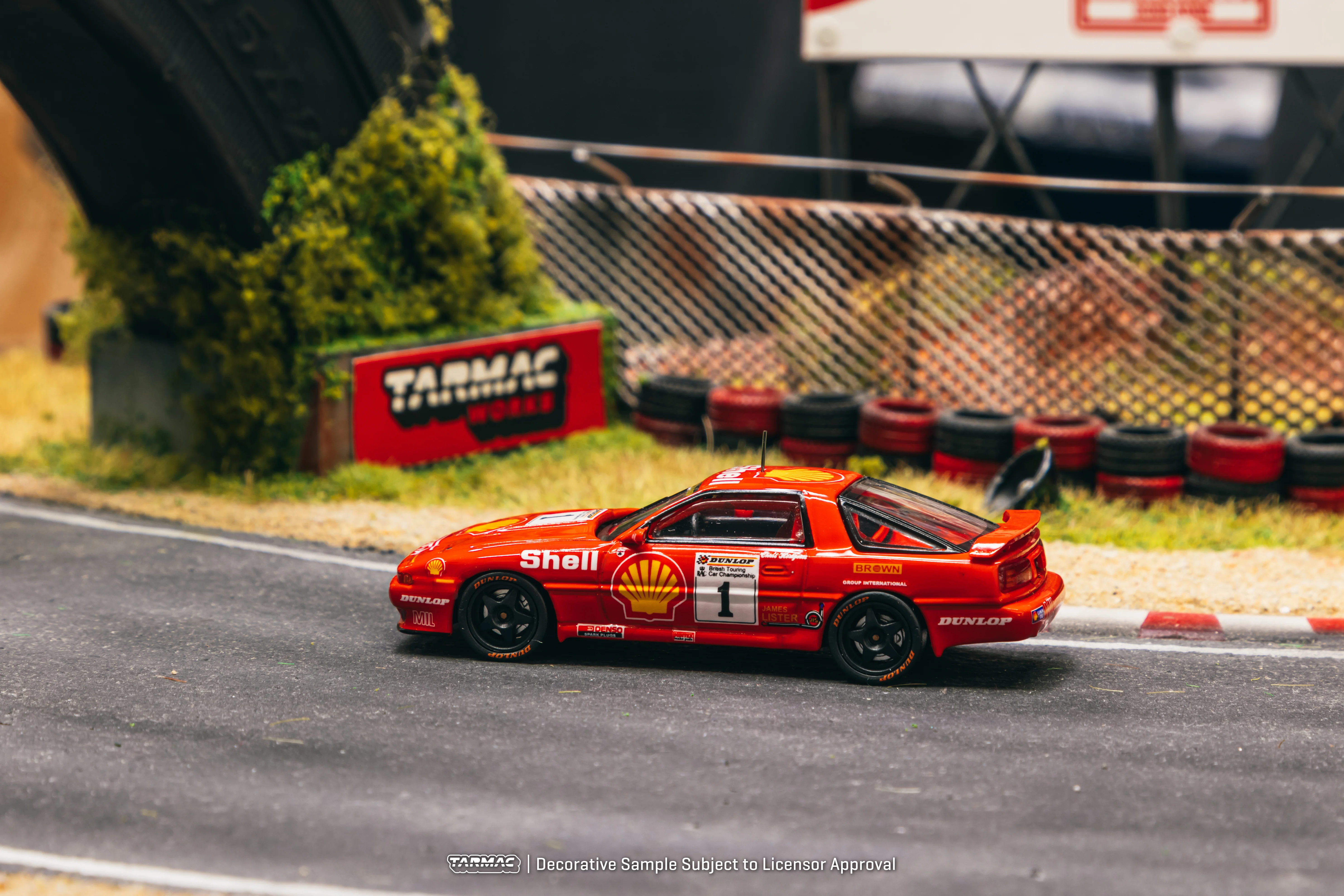 Tarmac Works HOBBY64 1/64 Toyota Supra Turbo (MA70)  BTCC 1988 Chris Hodgetts T64-064-88BTC01 - Image 2