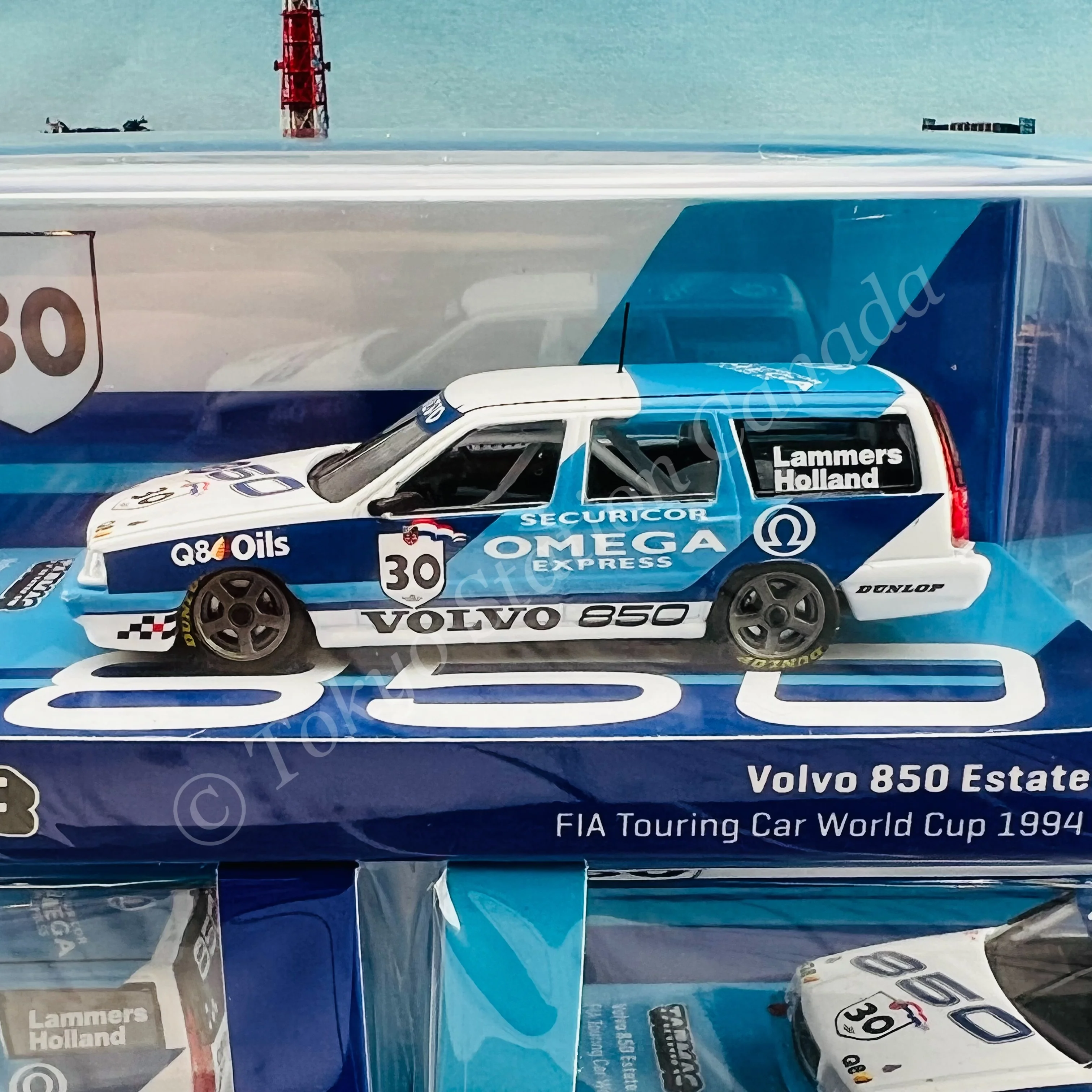 TARMAC WORKS HOBBY64 1/64 Volvo 850 Estate  FIA Touring Car World Cup 1994 Jan Lammers T64-039-94WC30 - Image 2