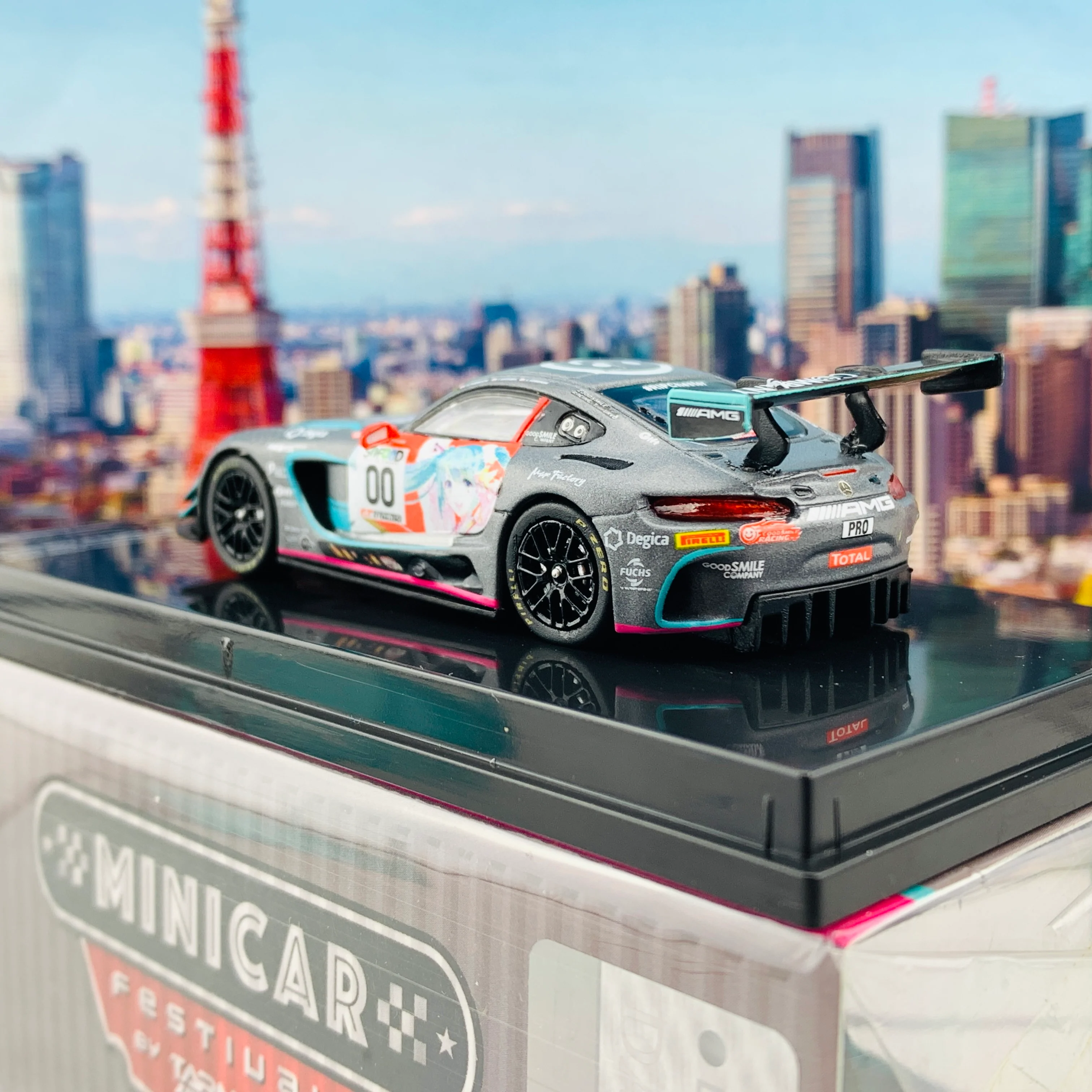 Tarmac Works HOBBY64 Collection 1/64 Mercedes AMG GT3 24 Hours of Spa 2017 Taiwan Exclusive Model Limited Edition 1968 pcs T64-008-17SPA00 - Image 5