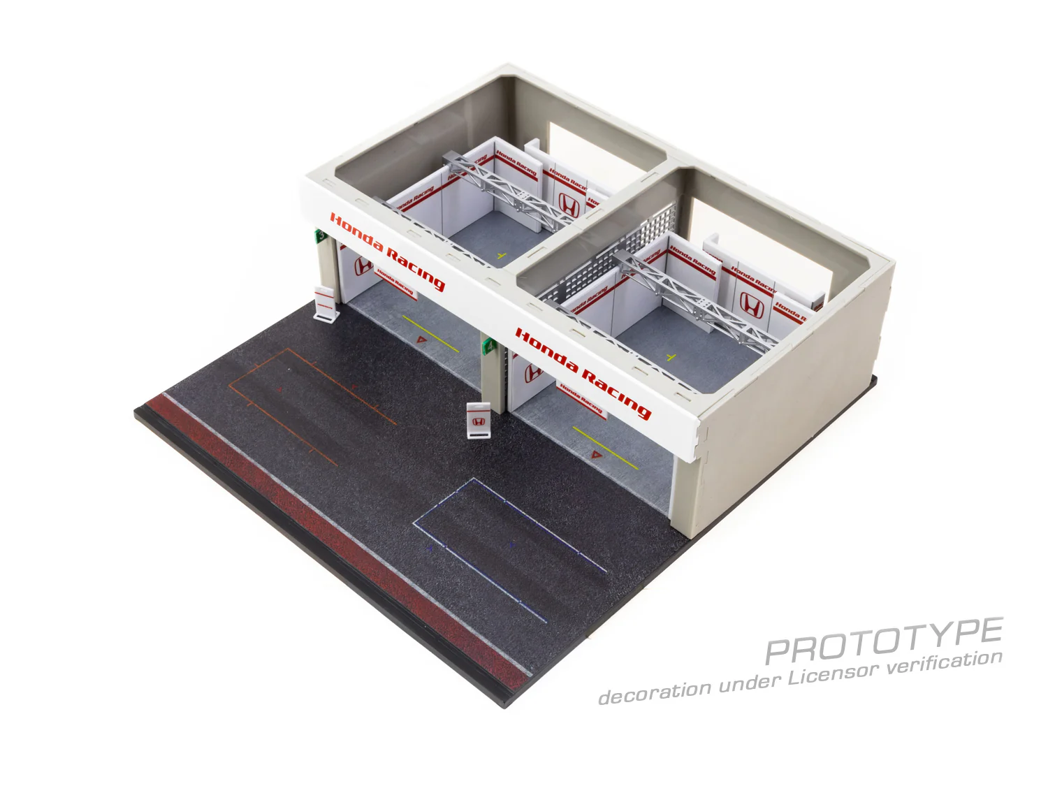 TARMAC WORKS PARTS64 1/64 Pit Garage Diorama Honda Racing T64D-TL001-HONDA - Image 2