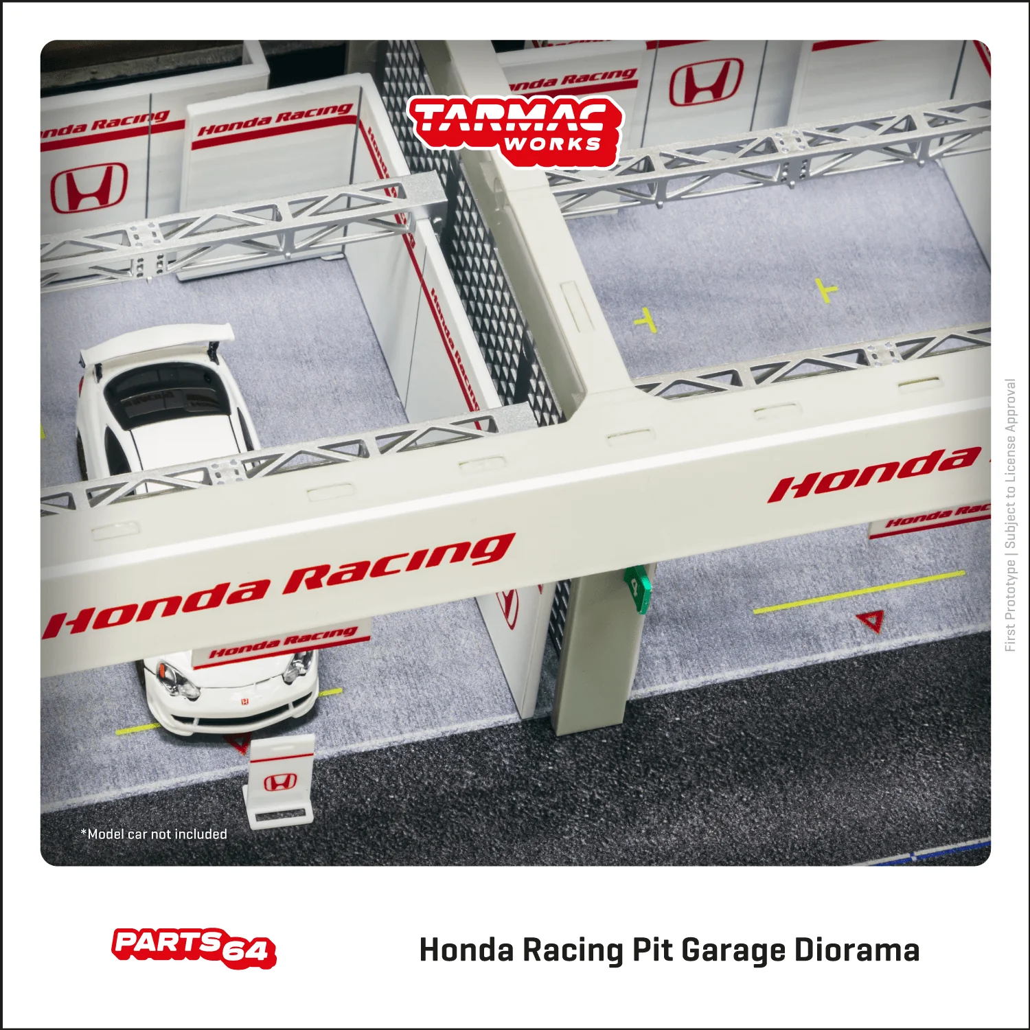 TARMAC WORKS PARTS64 1/64 Pit Garage Diorama Honda Racing T64D-TL001-HONDA - Image 4