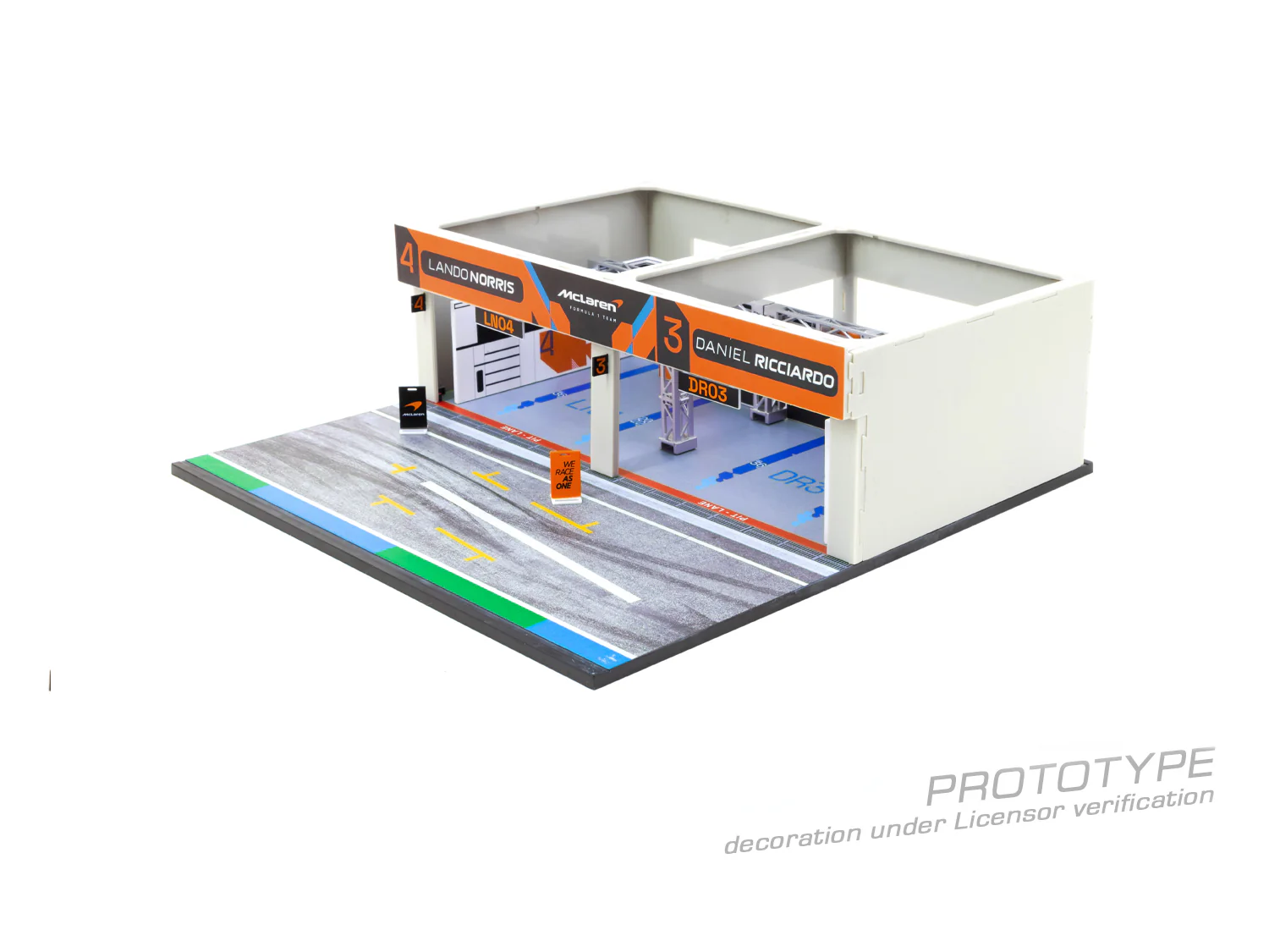 PREORDER TARMAC WORKS PARTS64 1/64 Pit Garage Diorama McLaren Formula 1 Team (No model car included) T64D-001-MCL  (Approx. Release Date : APRIL 2023 subject to manufacturer's final decision) - Image 2