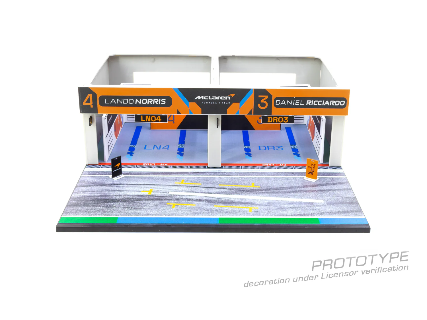 PREORDER TARMAC WORKS PARTS64 1/64 Pit Garage Diorama McLaren Formula 1 Team (No model car included) T64D-001-MCL  (Approx. Release Date : APRIL 2023 subject to manufacturer's final decision) - Image 3