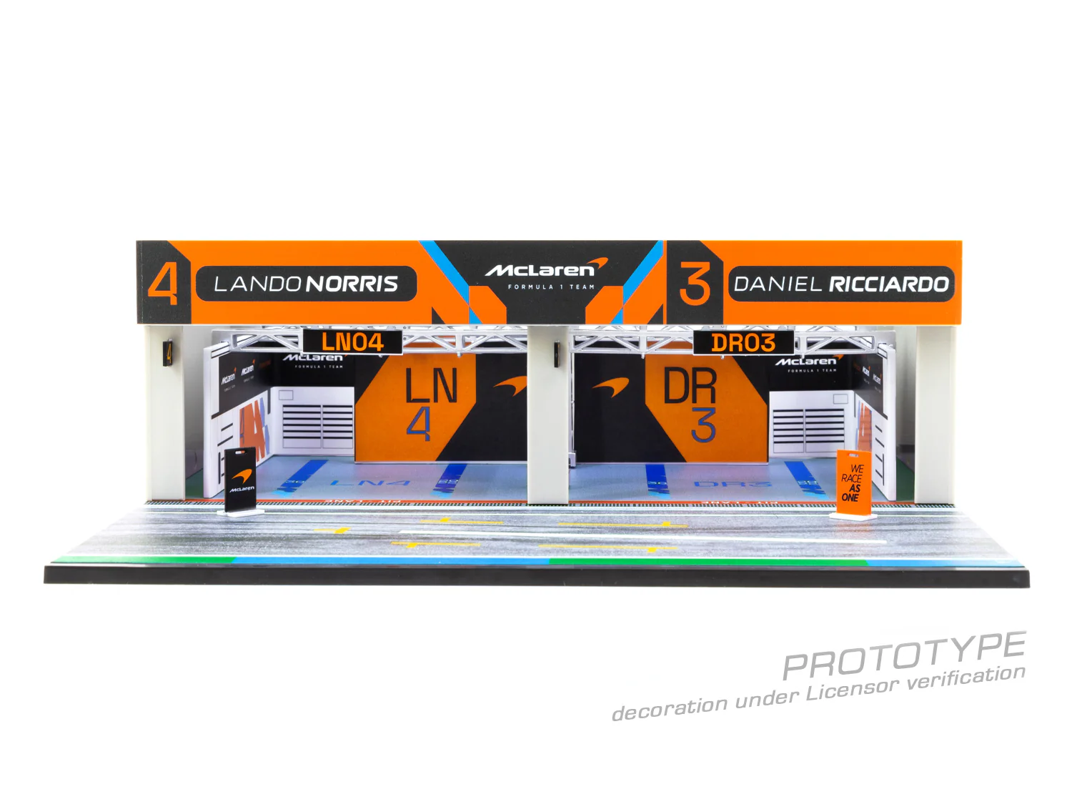 PREORDER TARMAC WORKS PARTS64 1/64 Pit Garage Diorama McLaren Formula 1 Team (No model car included) T64D-001-MCL  (Approx. Release Date : APRIL 2023 subject to manufacturer's final decision) - Image 4