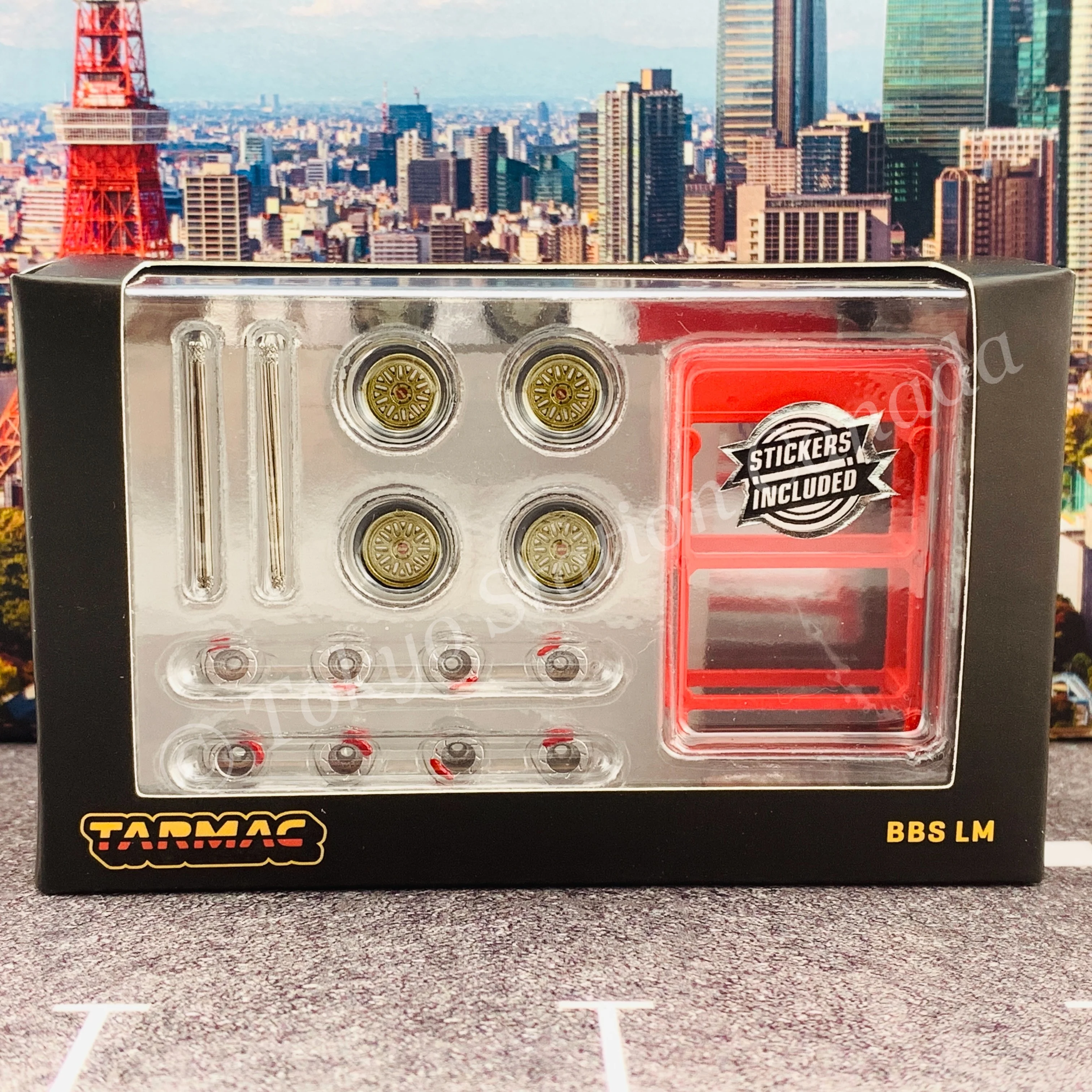 TARMAC WORKS PARTS64 1/64 BBS LM Gold T64W-001-CE - Image 4