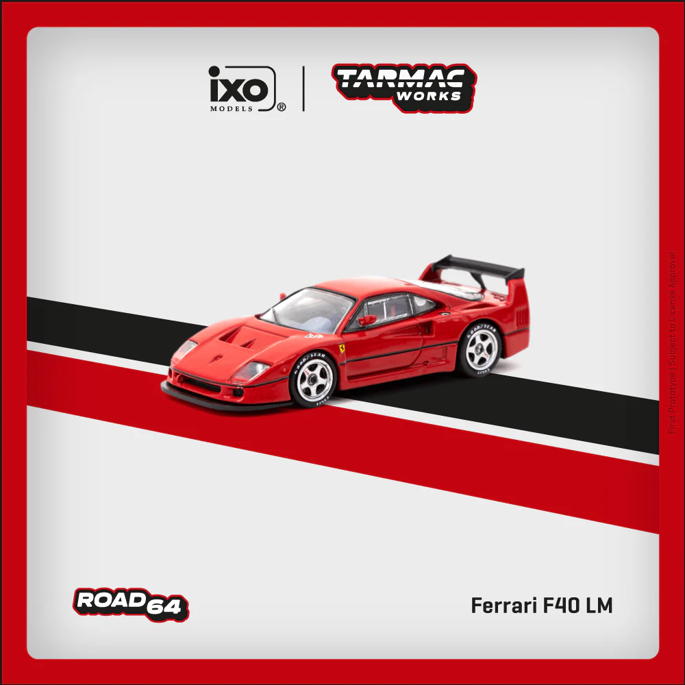 Tarmac Works ROAD64 1/64 Ferrari F40 LM Red T64R-075-RE - Image 2