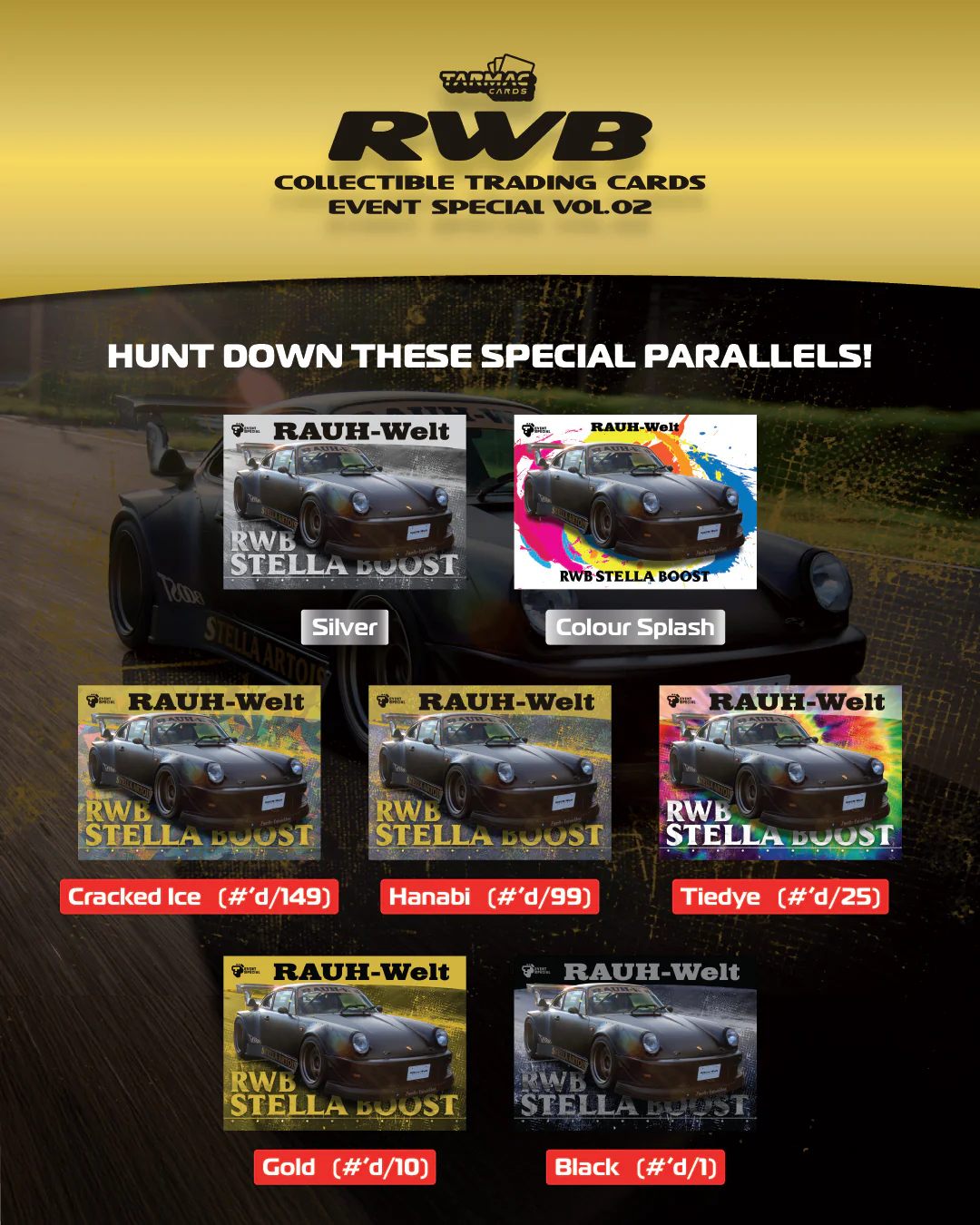 TARMAC WORKS Tarmac Cards RWB Event Special Vol .02 TC-RWBE-02-PACK (Individual Pack) - Image 2
