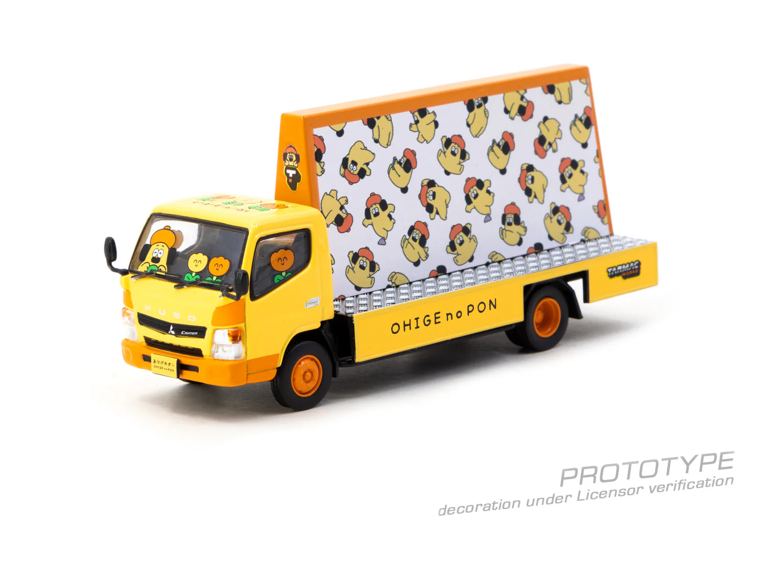 TARMAC WORKS TRUCK64 1/64 Mitsubishi Fuso Canter OHIGEnoPON T64T-TL002-ONP - Image 2