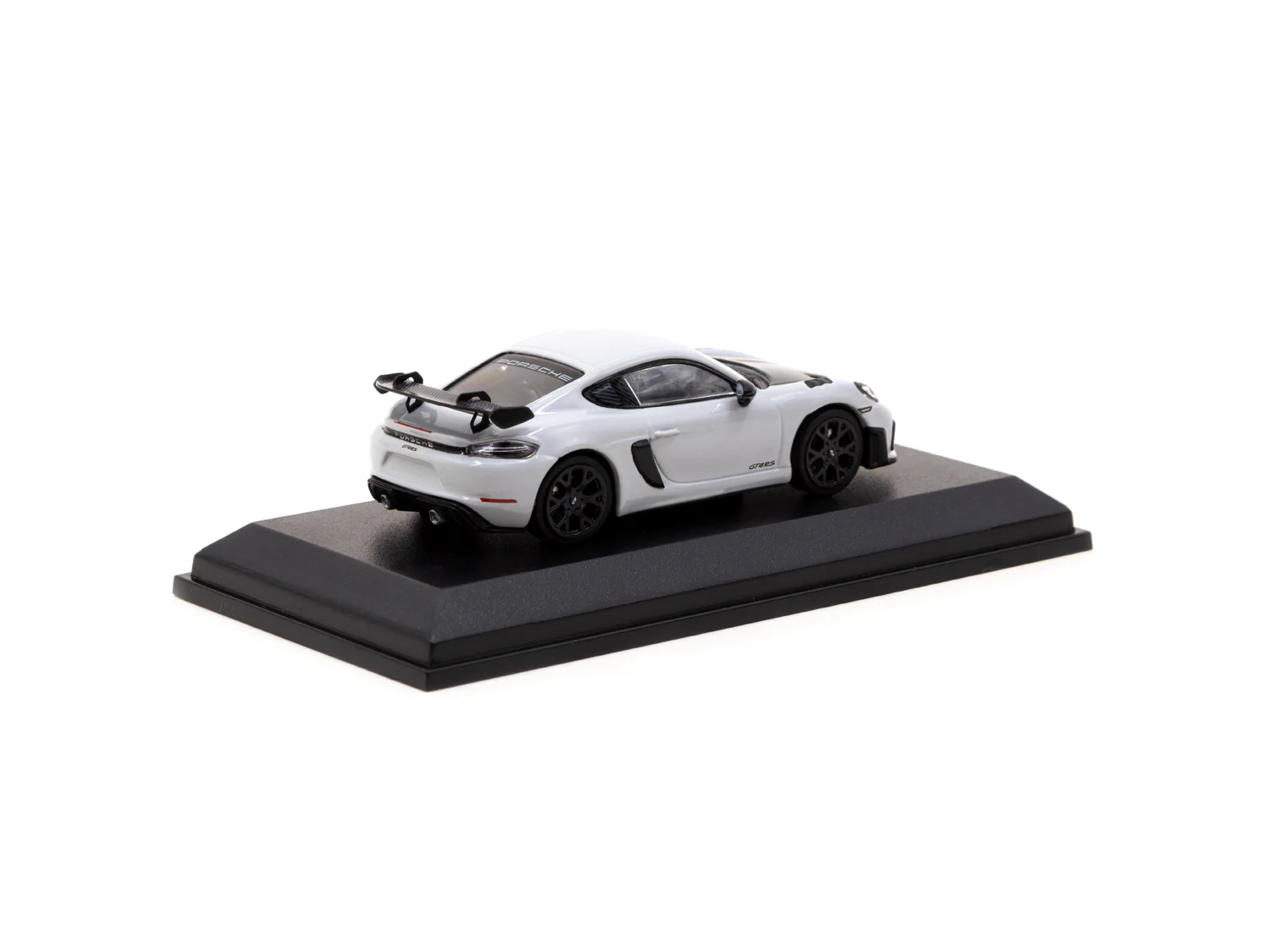 TARMAC WORKS x MINICHAMPS COLLAB64 1/64 Porsche Cayman GT4 RS Grigiocam Povolo T64MC-004-GR - Image 2