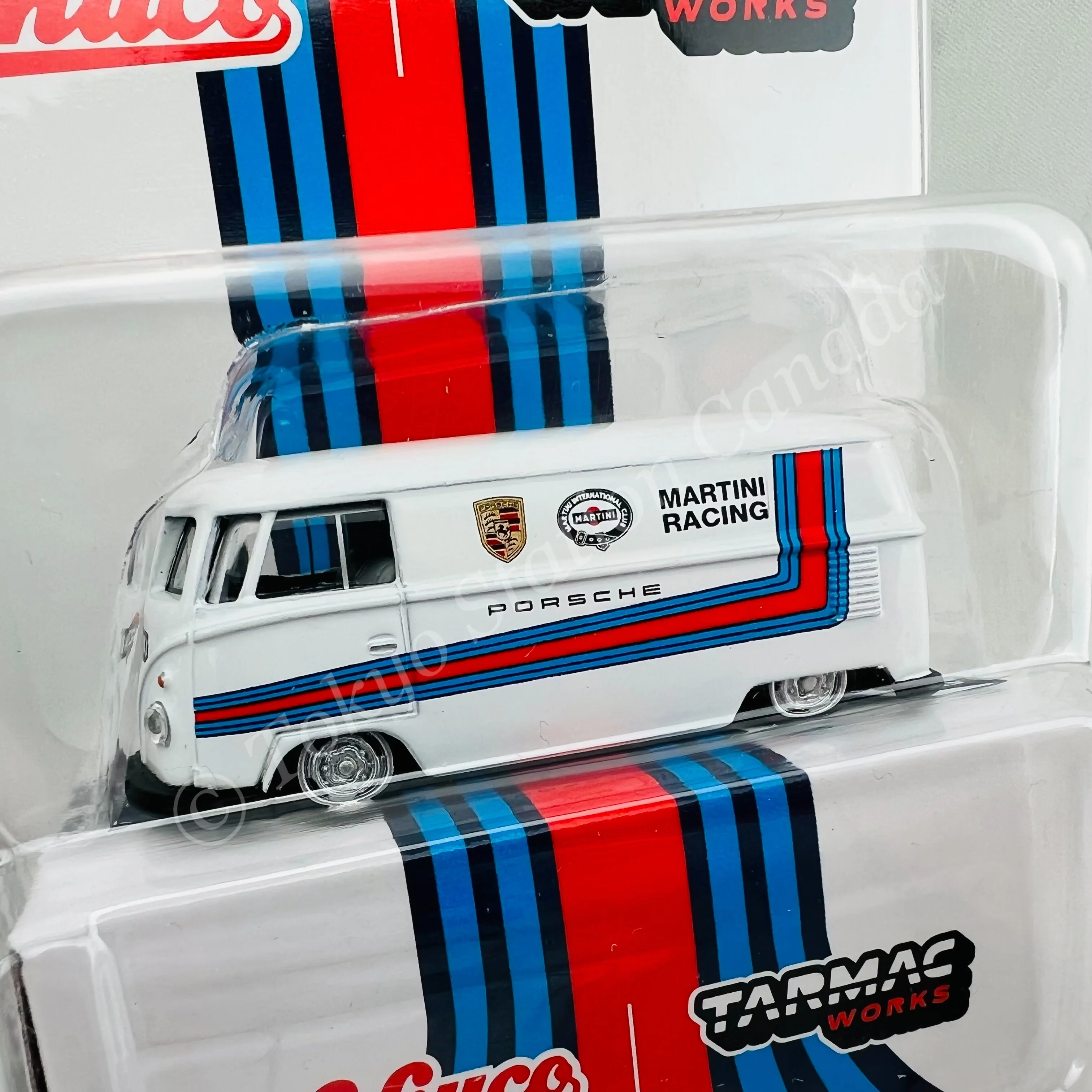 Tarmac Works x Schuco 1/64 Volkswagen T1 Panel Van Martini Racing T64S-005-MAR - Image 2