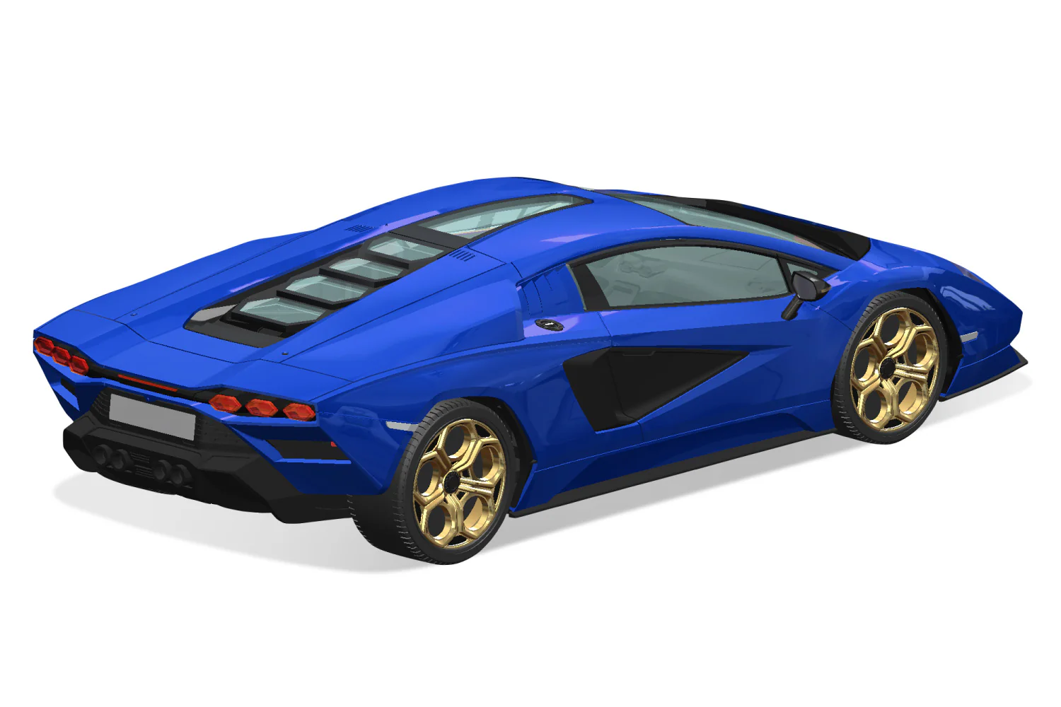 PREORDER THE SNAP KIT Lamborghini Countach LPI 800-4 (METALLIC BLUE) 19-F (Approx. Release Date : MARCH 2024 subject to the manufacturer's final decision) - Image 2
